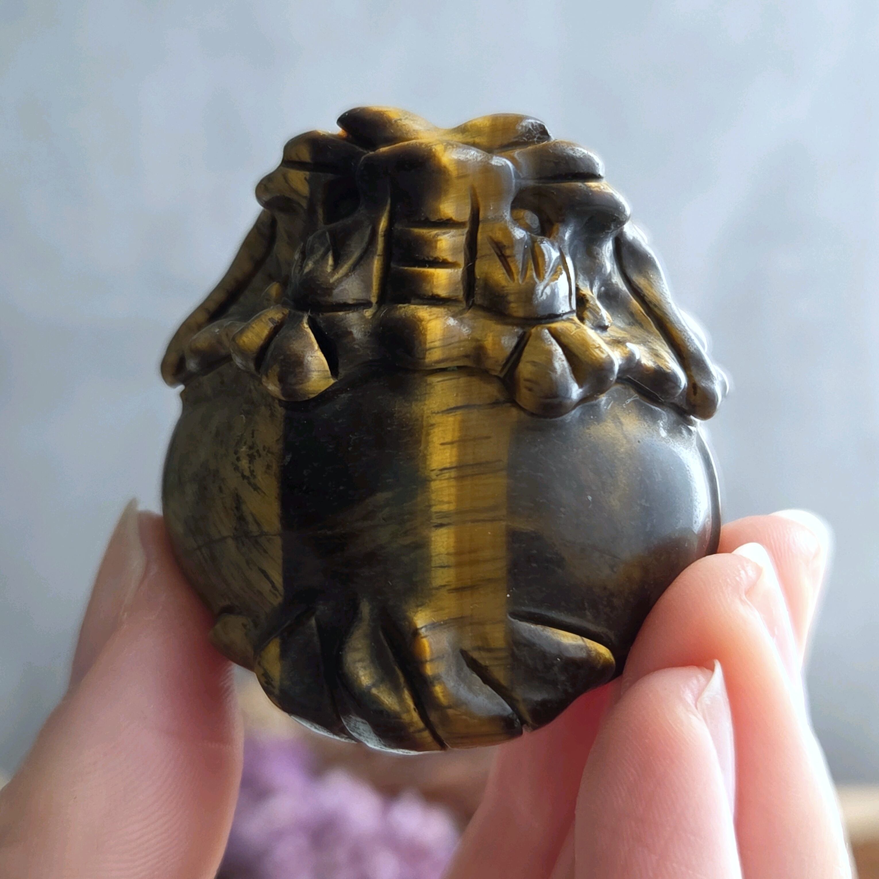 タイガーアイ 龍亀 ロングイ A | ホシノカケラ STONE/AROMA/ART