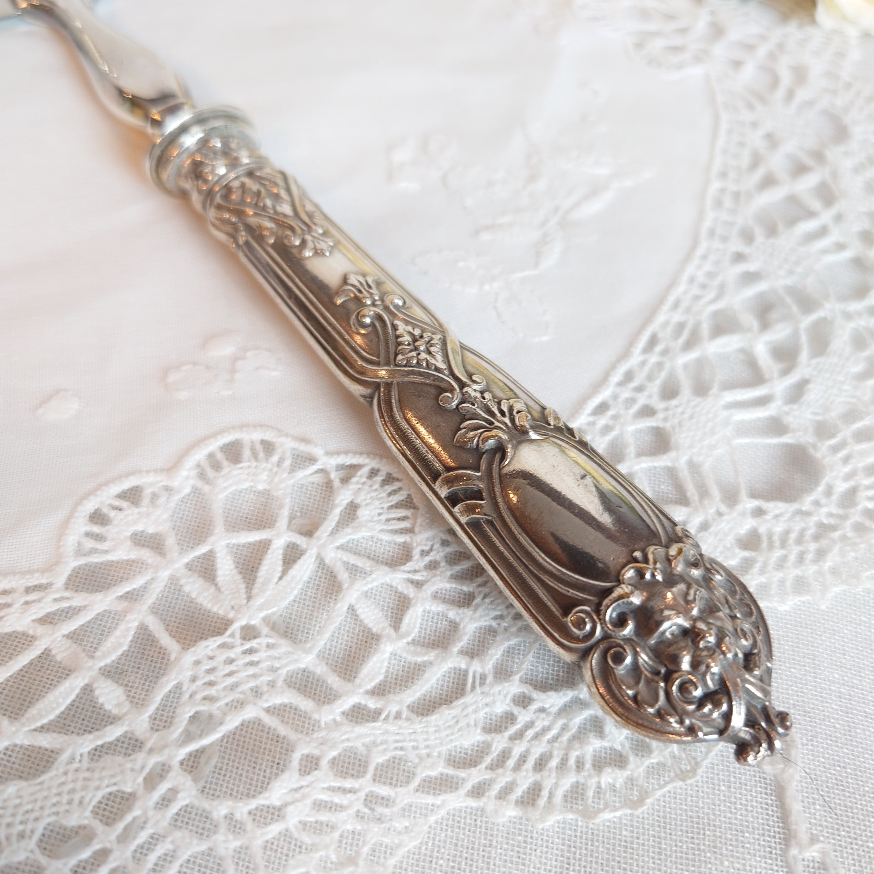 フランス ケーキサーバー アンティークシルバー | アンティーク