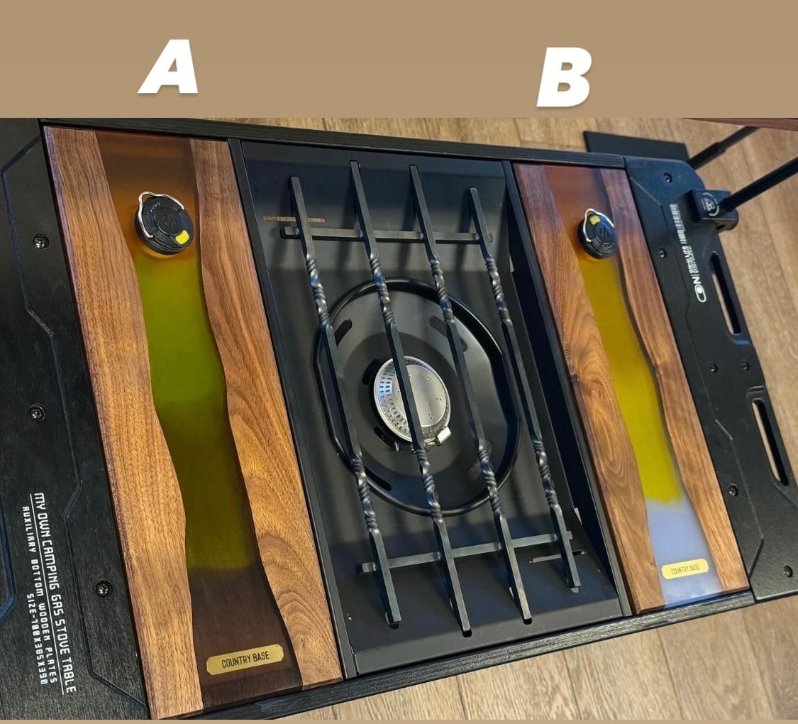 Country Base】IGTハーフユニット天板 穴あきレジン 【Autumn・サン