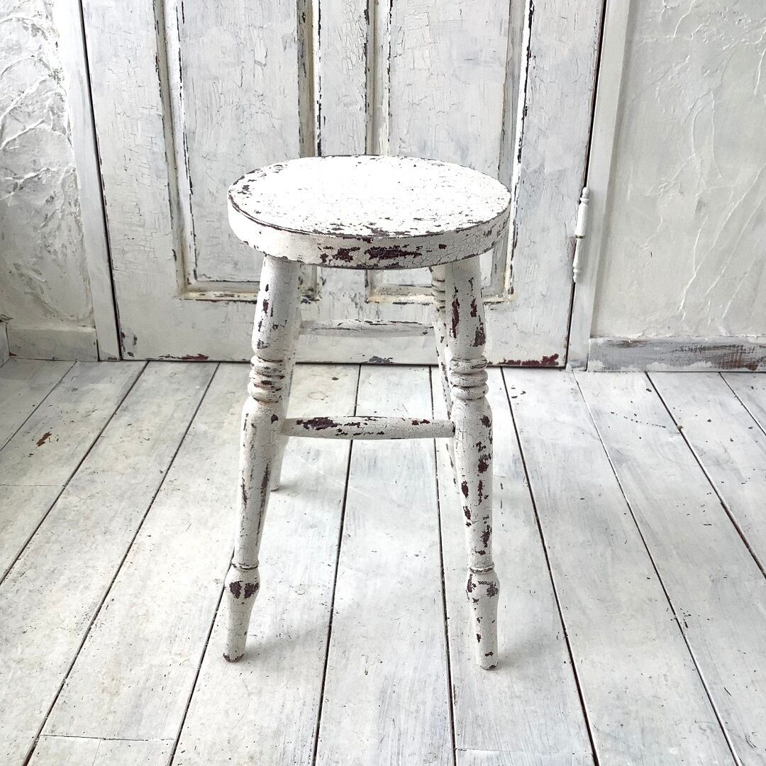 受注制作】オーバル・スツール・シャビーシック・フレンチ・カントリー
