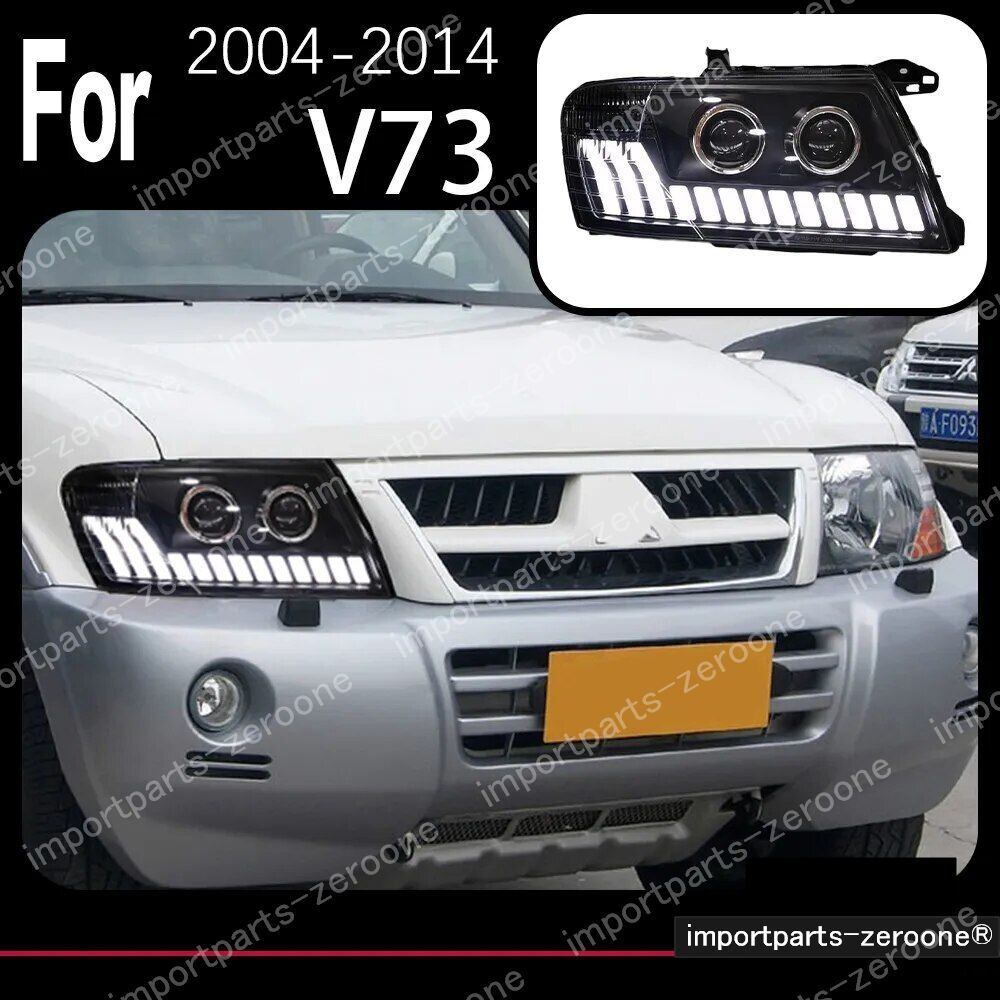 三菱 パジェロ V73 V75 V77 アップグレードヘッドライト 左ハンドル用