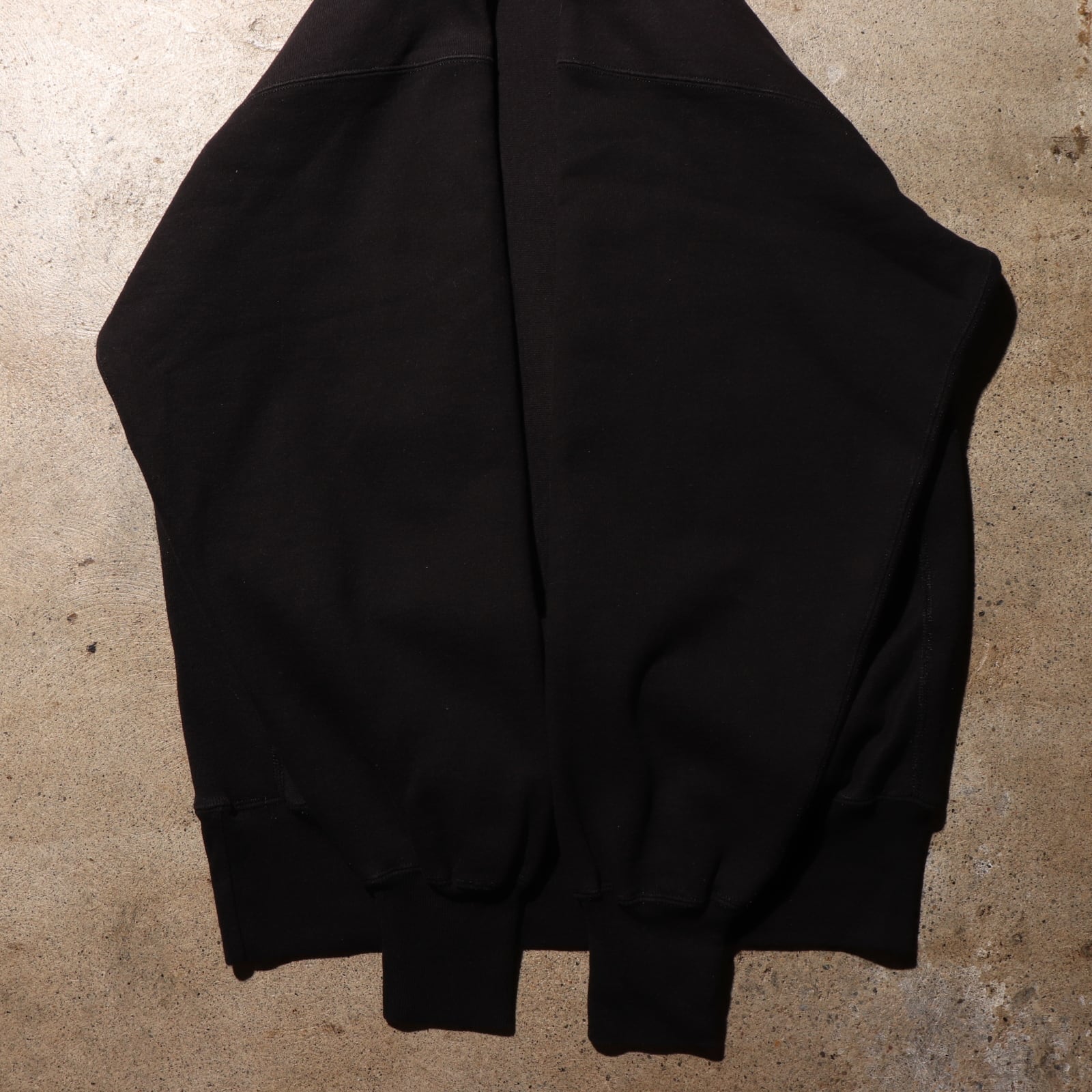 極美品 2XL 黒無地 90s リバースウィーブ チャンピオン スウェット
