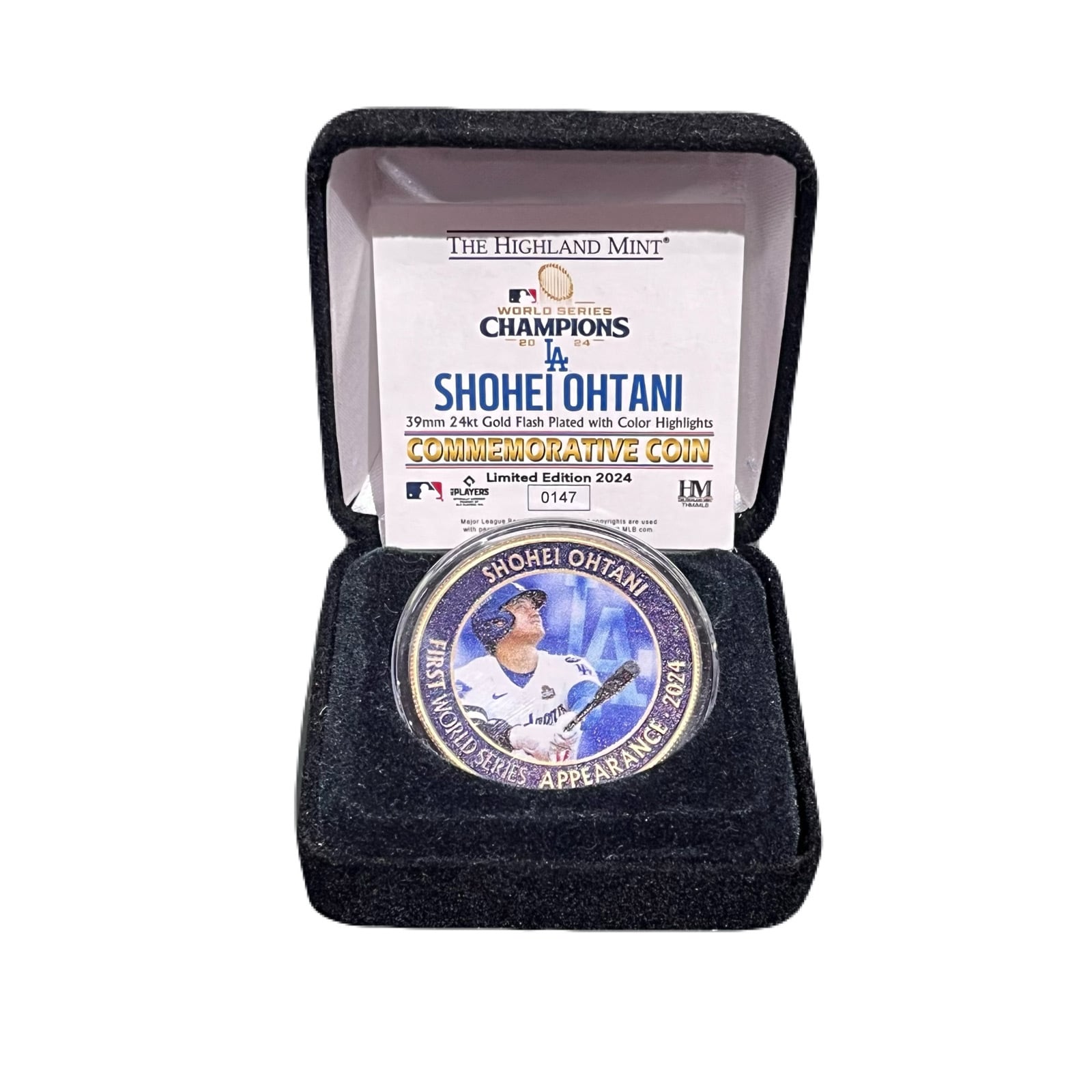 山本由伸 2024 WS優勝記念グッズ ゴールドコイン | フォーリーフベース