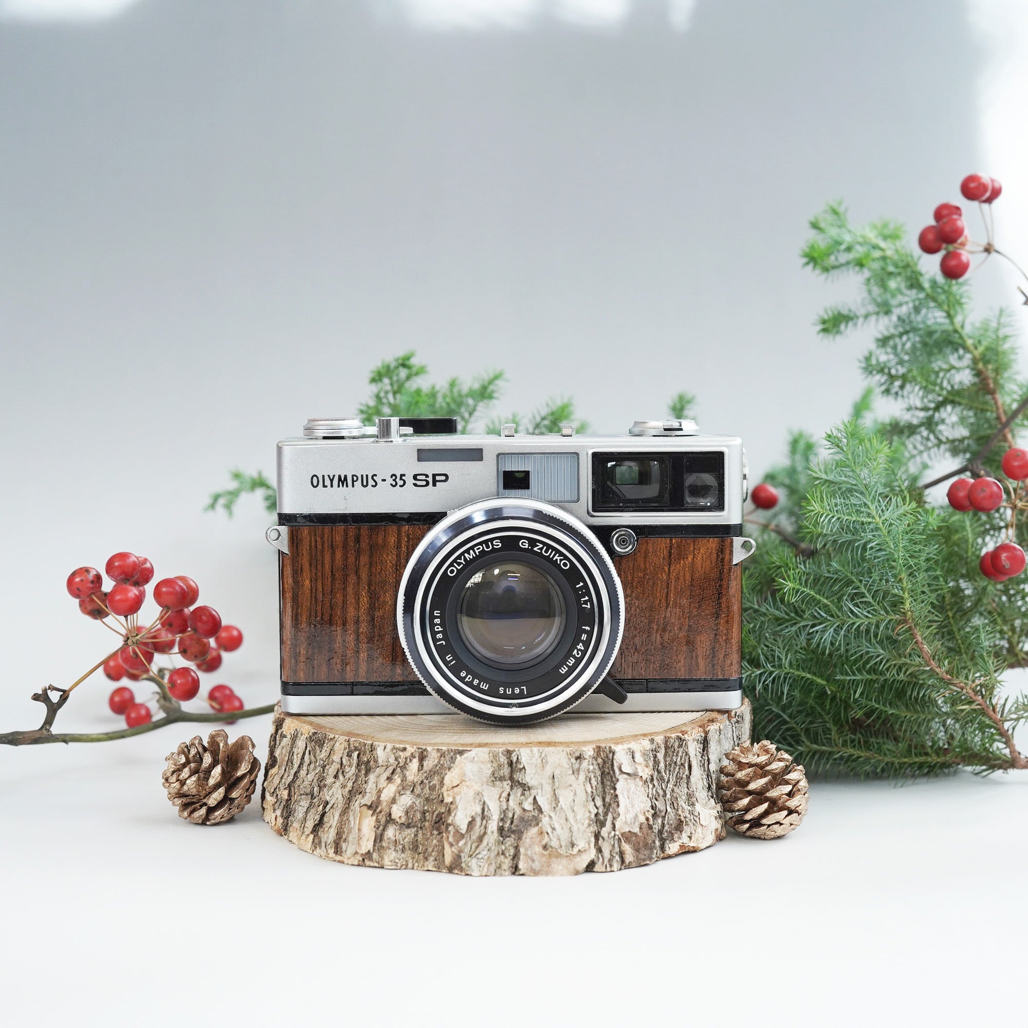 Satin サテンウッド Olympus 35SP | Macha Cameras