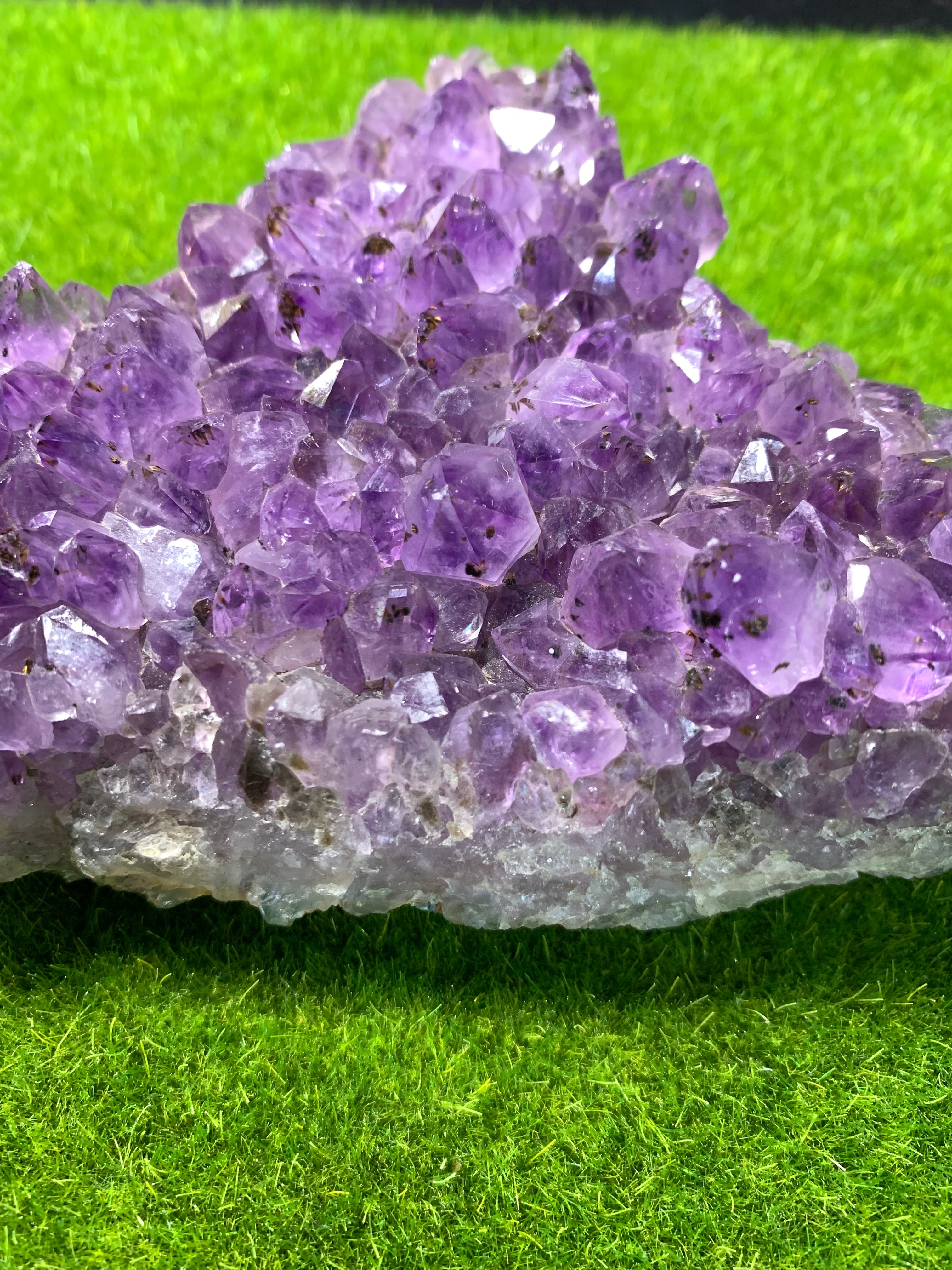 アメジスト 原石 】大きな紫水晶 クラスター 2月誕生石