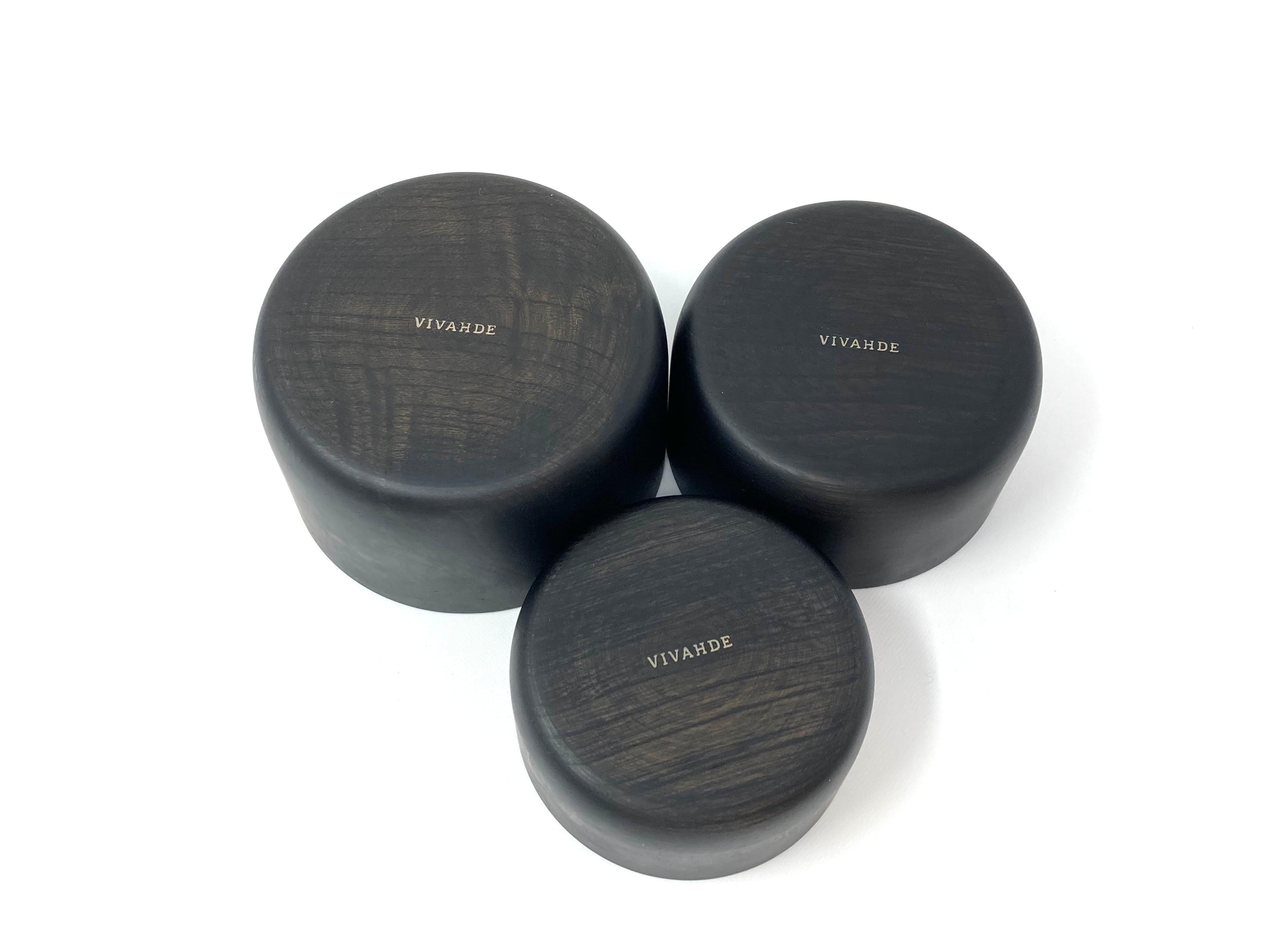 VIVAHDEオリジナル 山のうつわ 山のうつわDISH ブラック VIVAHDE山の