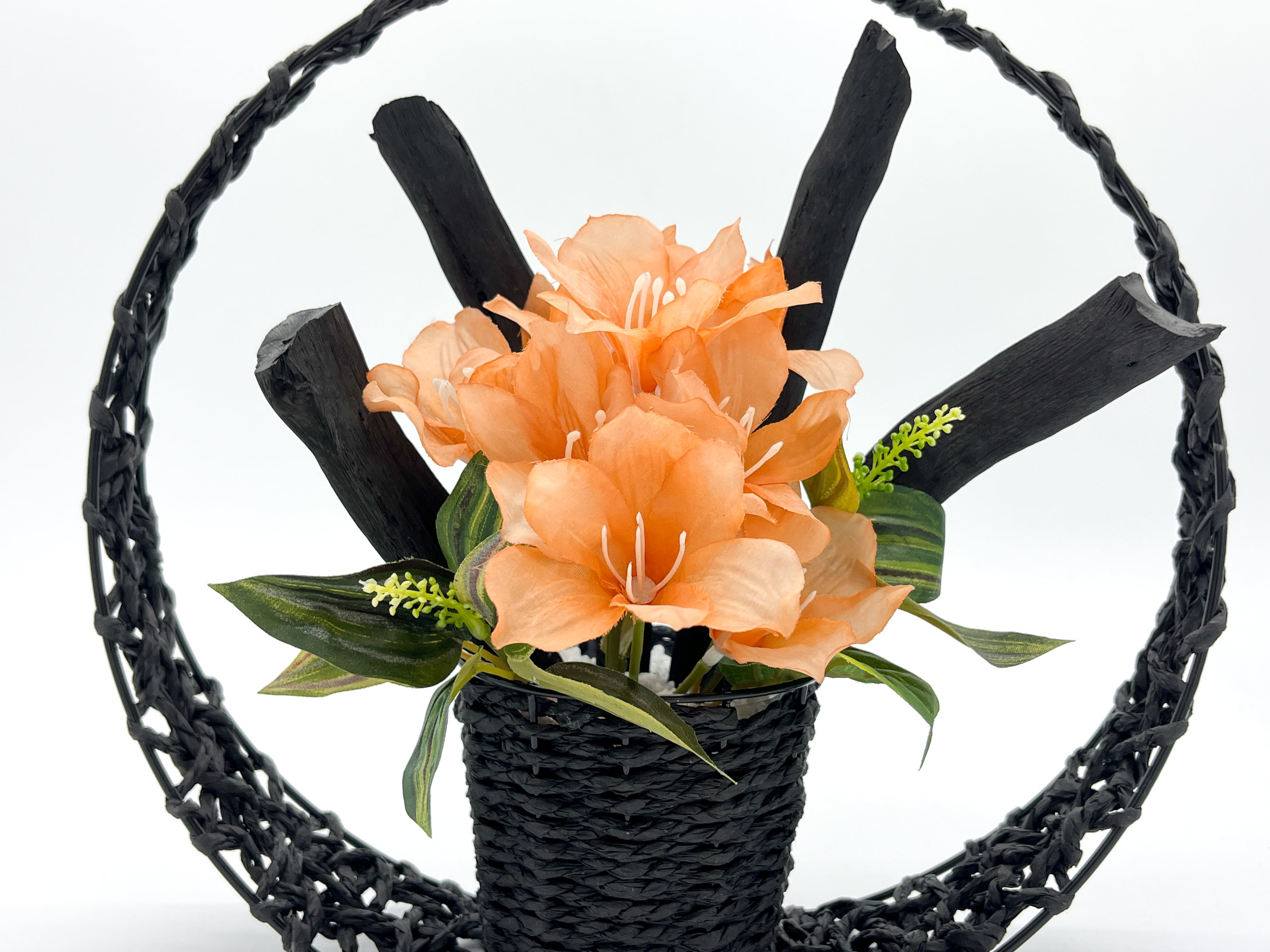 紀州備長炭 インテリア 『月華炭』Type B 置物 30cm オブジェ 消臭 調