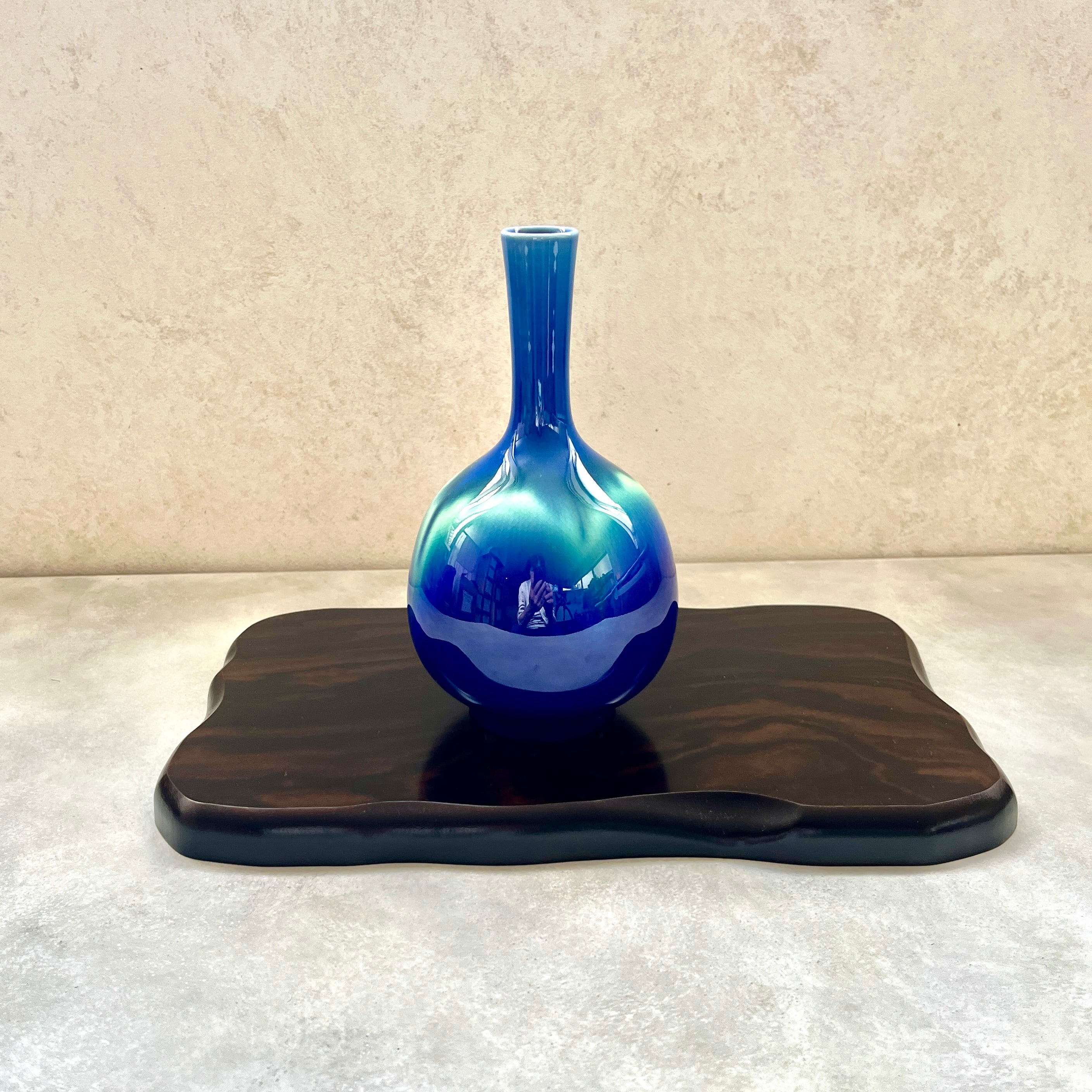 九谷焼花瓶 人間国宝 3代目徳田八十吉 (正彦) 26センチ 【公式通販】