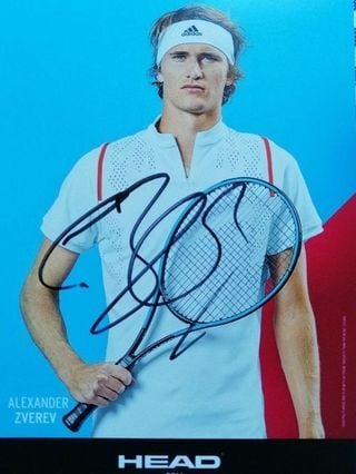 ☆ヘッド アレクサンダーズベレフ 直筆サイン入りファンヵード