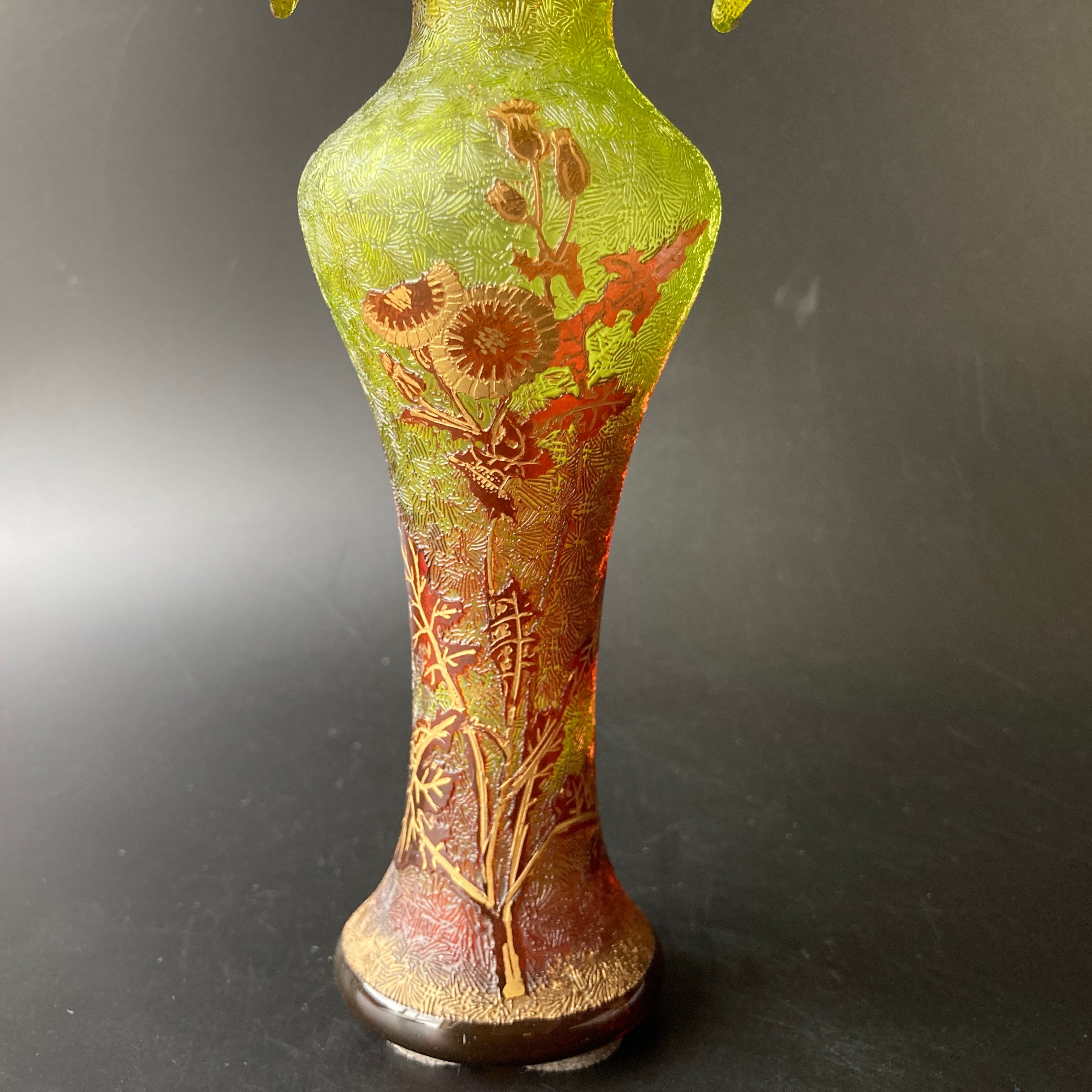 花瓶金彩レース花瓶新品 美品TSUKIYONO