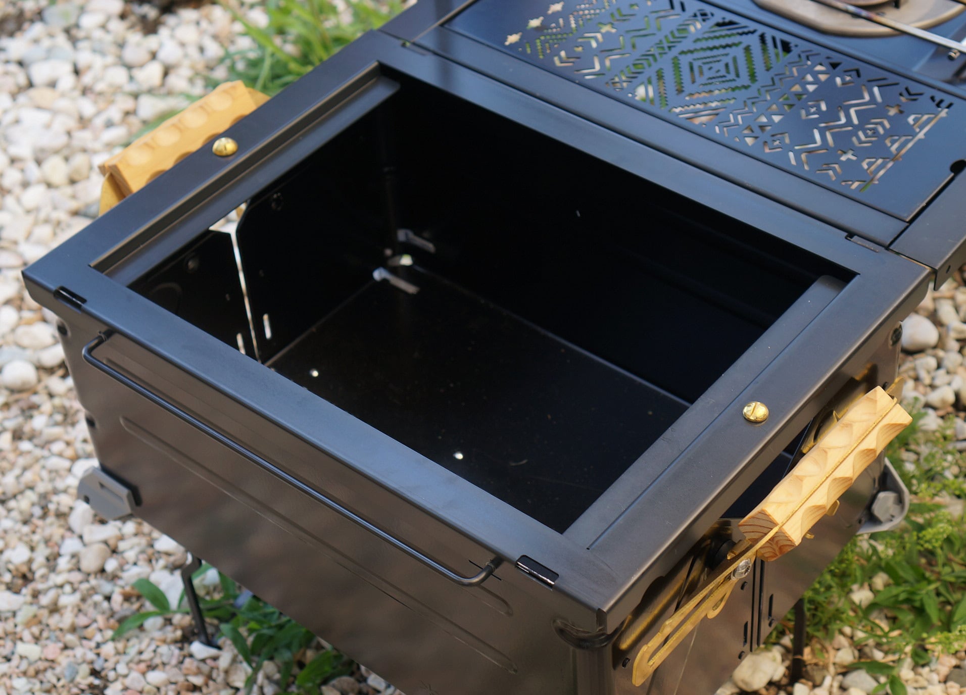 シェルコン25 アイアントップフレーム 天板 ブラック スノーピーク