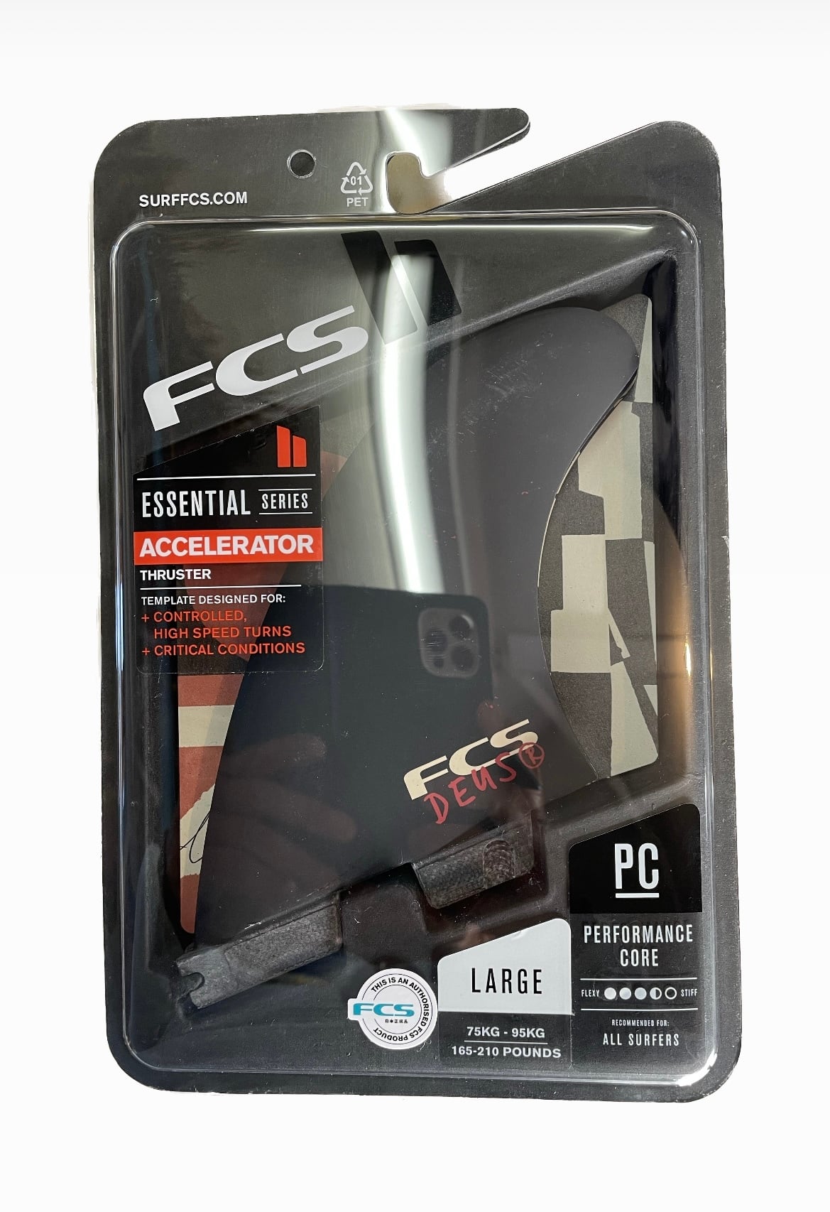 FCS x Deus コラボレーション FCS2限定トライフィンLサイズ | KAISERS SURF