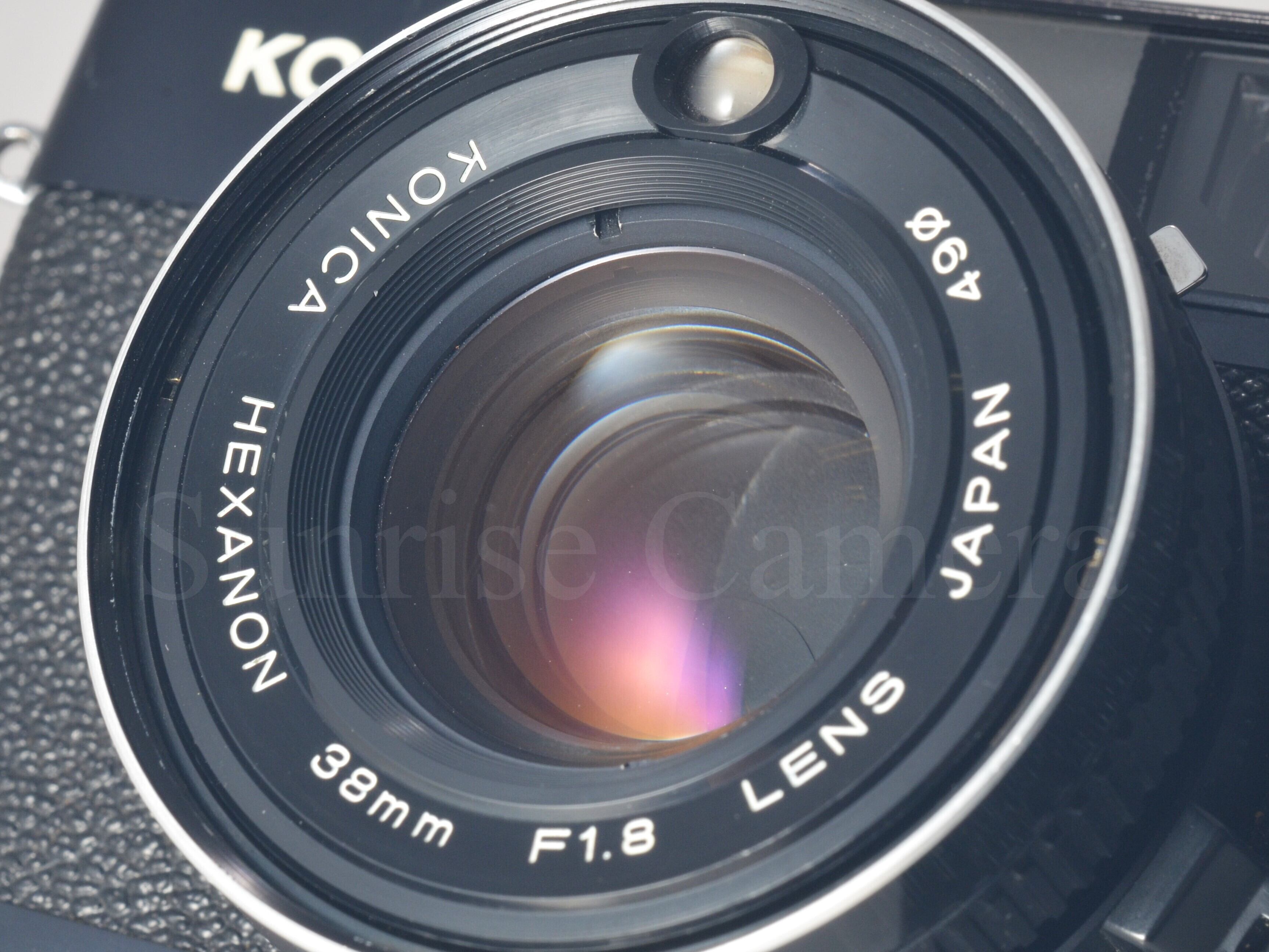 KONICA C35 FD ブラック / HEXANON 38mm F1.8 整備済 コニカ (55659
