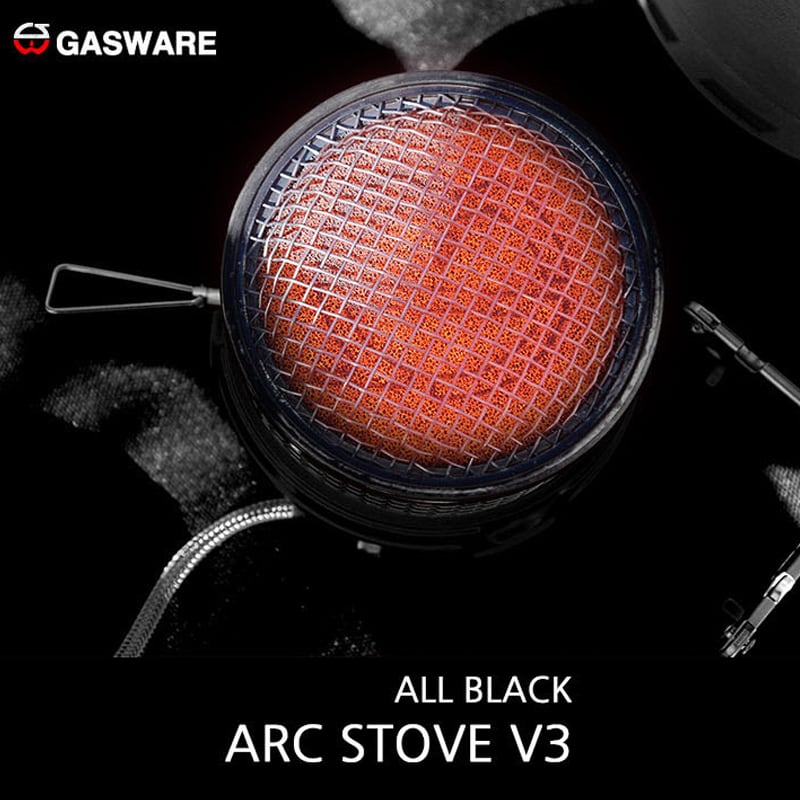 人気再入荷】ワンバーナー フルセット ARC STOVE V3 ALL BLACK