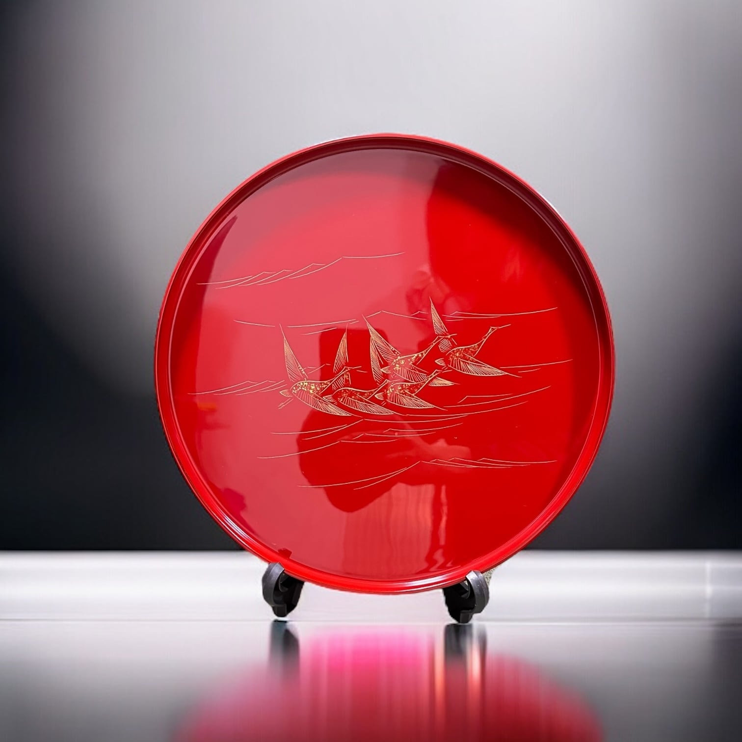 輪島塗 丸盆 | 漆の郷 大藤