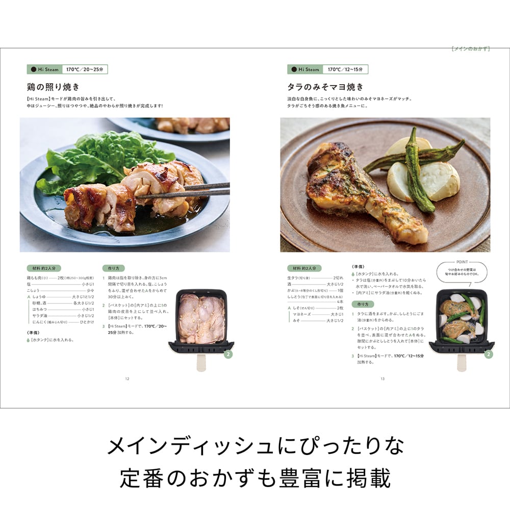 レコルト ハイスチームエアーオーブン専用 別売デイリーレシピ RAO