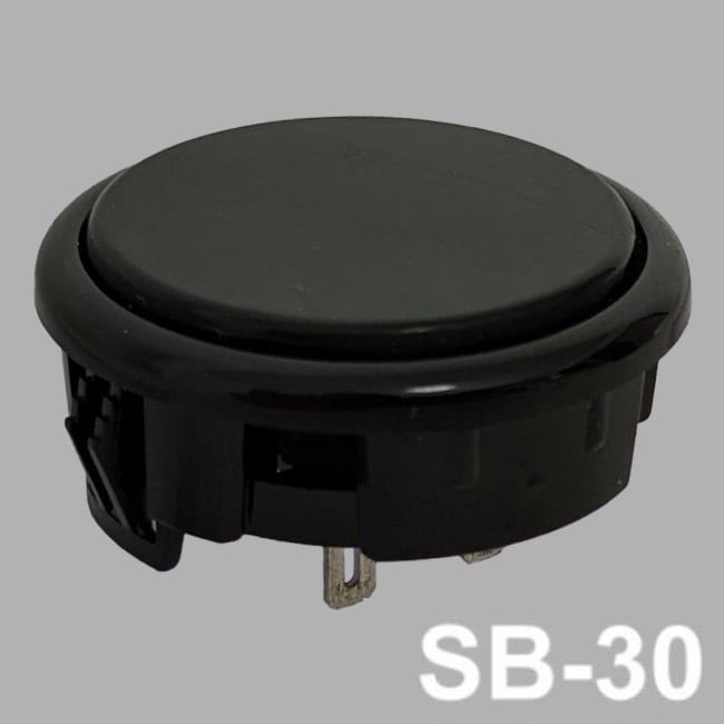 アケコン用ボタン】OneFRAME B set（30mm x8）ブラック | OneFRAME