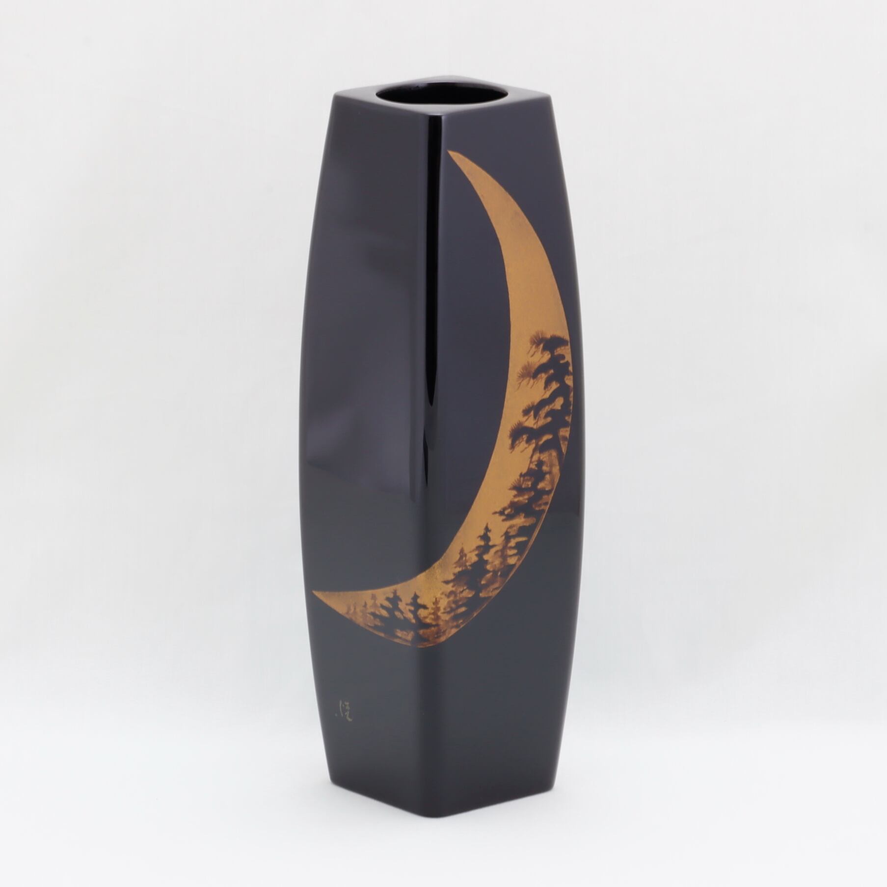 905 輪島塗 花器／胴張形／宵月蒔絵 | 輪島塗 加藤漆器店 公式