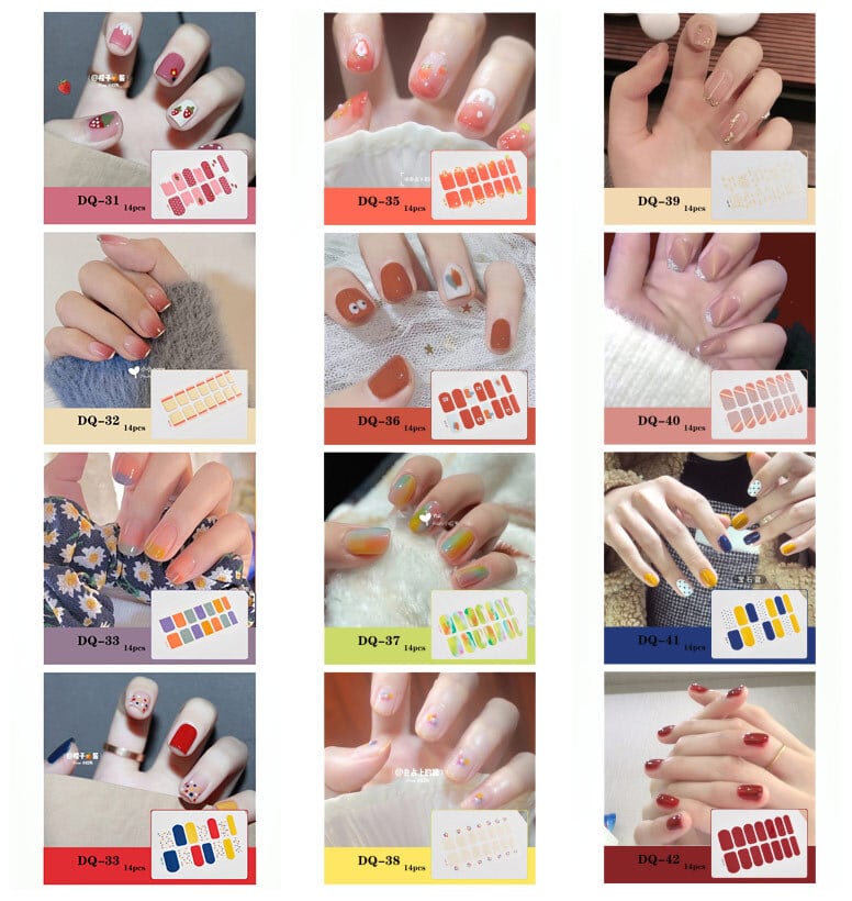 サロンで人気のデザインを厳選 ネイルシールセット | jimmyPursue