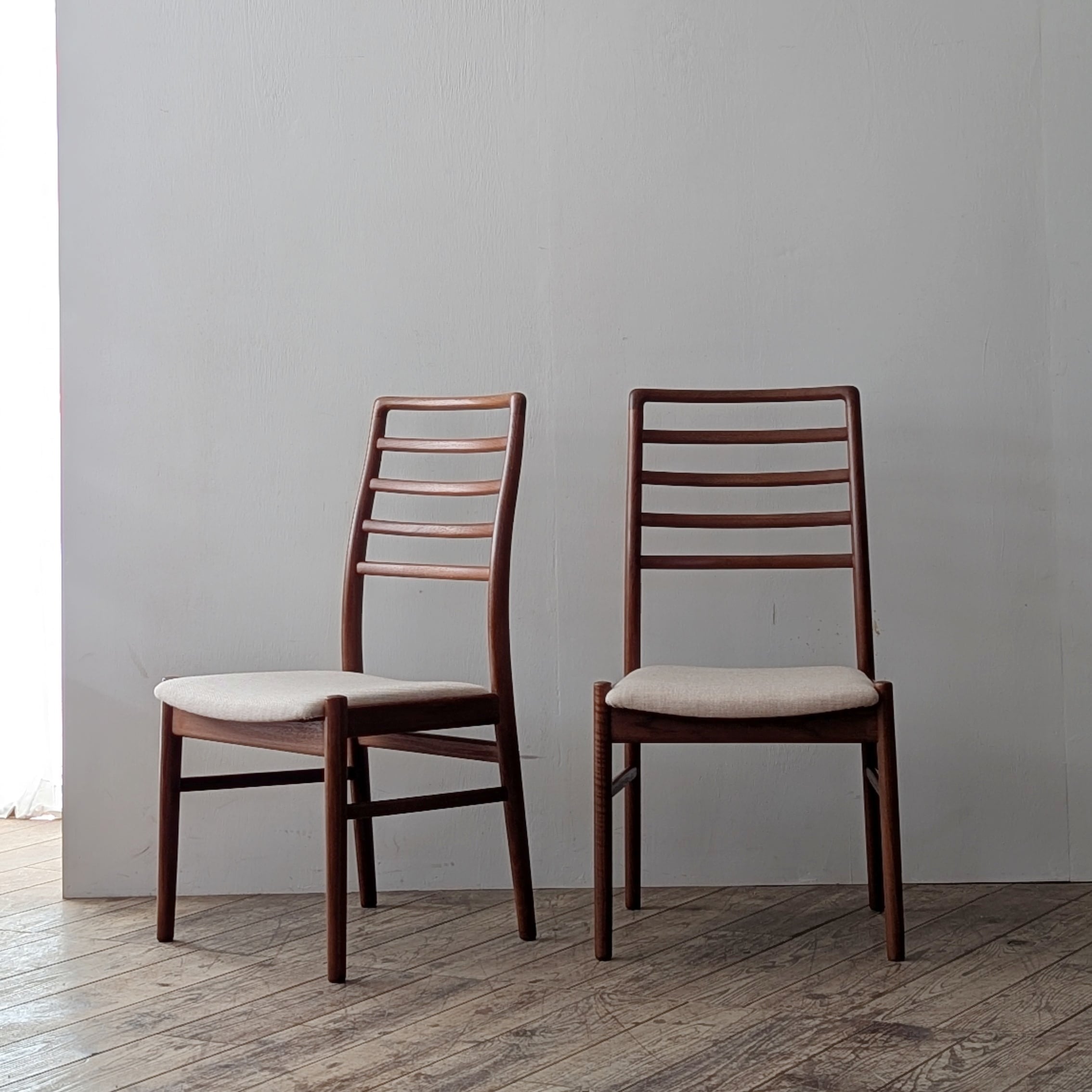 送料込 ヴィンテージ チーク 無垢材 ダイニングチェア 日本製 | sonota