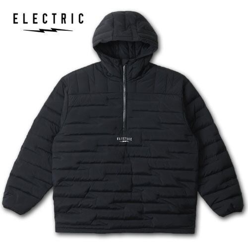 ELECTRIC QUILTING PUFF HALF-ZIP ブラック キルティング パフ ハーフ