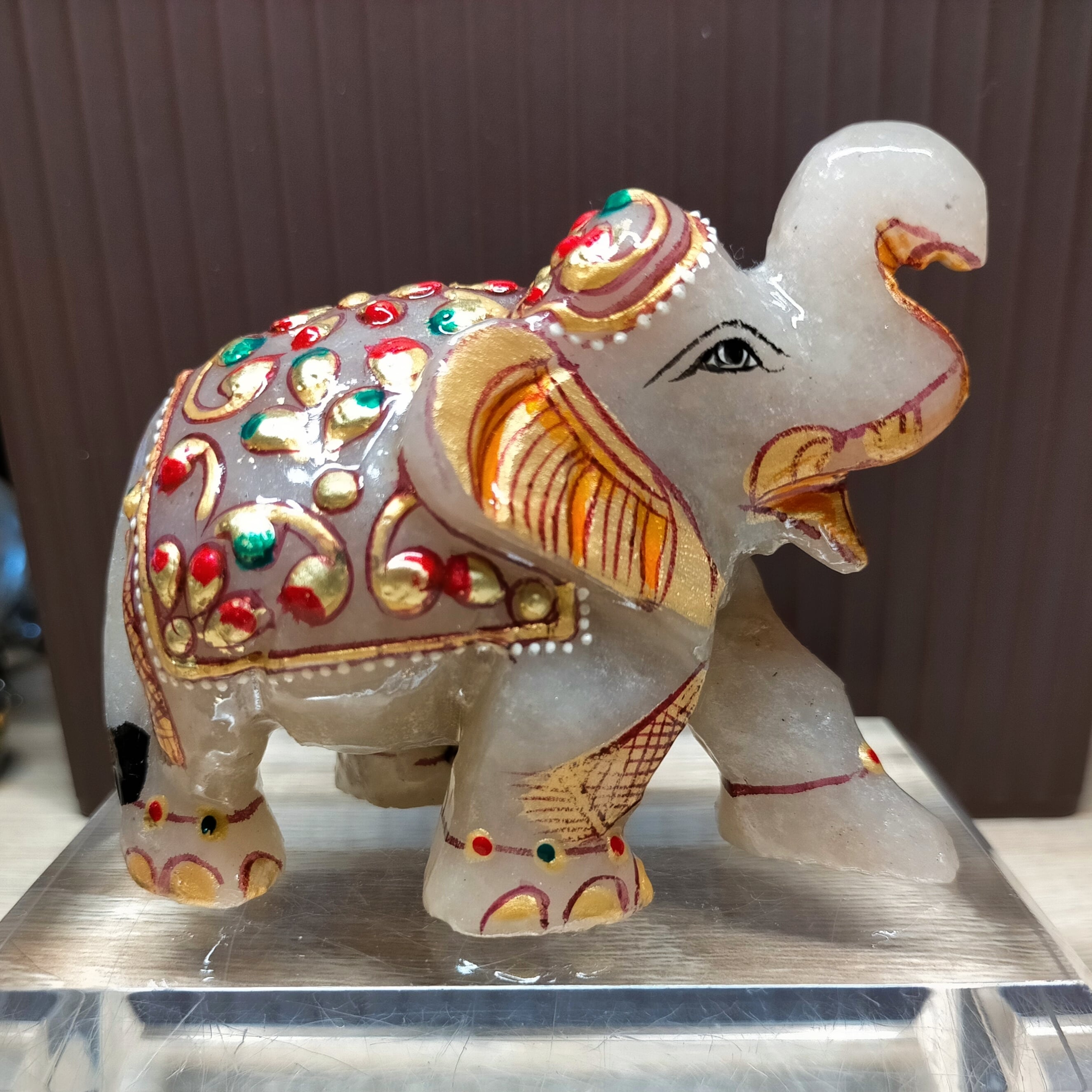 ☆特選オンリー1☆夢を叶える象【万能の石♢ヒマラヤ水晶極上手彫り