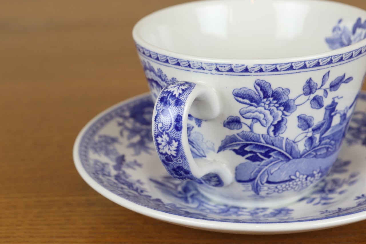 スポード ブルールームコレクション デュオ カップ＆ソーサー GIRL AT