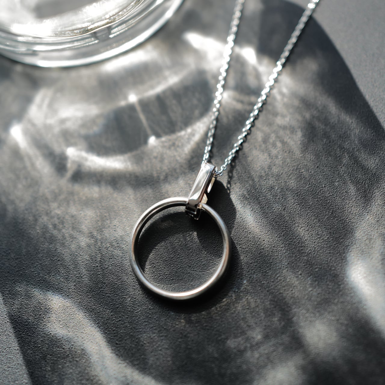 チェーン付き】リングホルダーネックレス｜プラチナ950｜指輪ホルダー