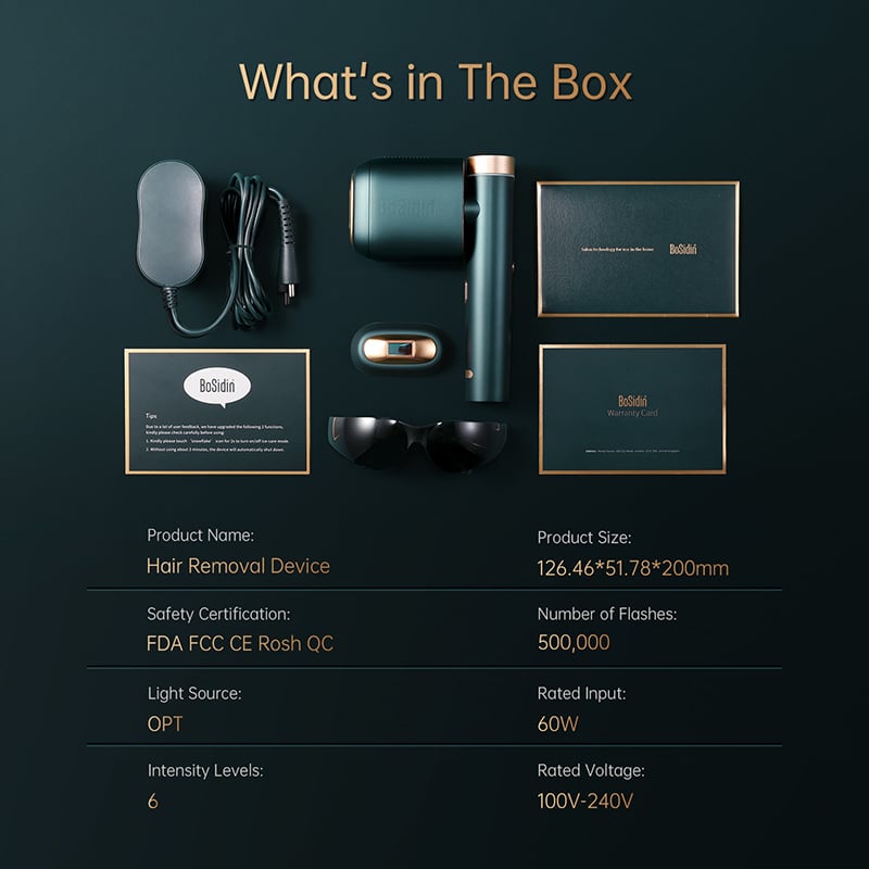 BoSidin脱毛器（エメラルド×ゴールド）お気に入り登録で33,810円に