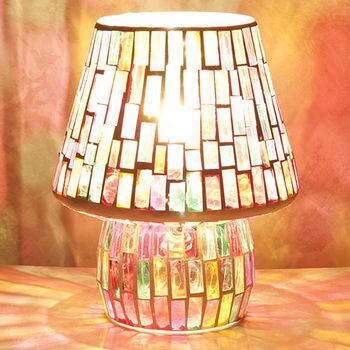 Multi Pastel】ヨーロピアン 北欧 ☆ミルグラス ☆モザイク テーブル