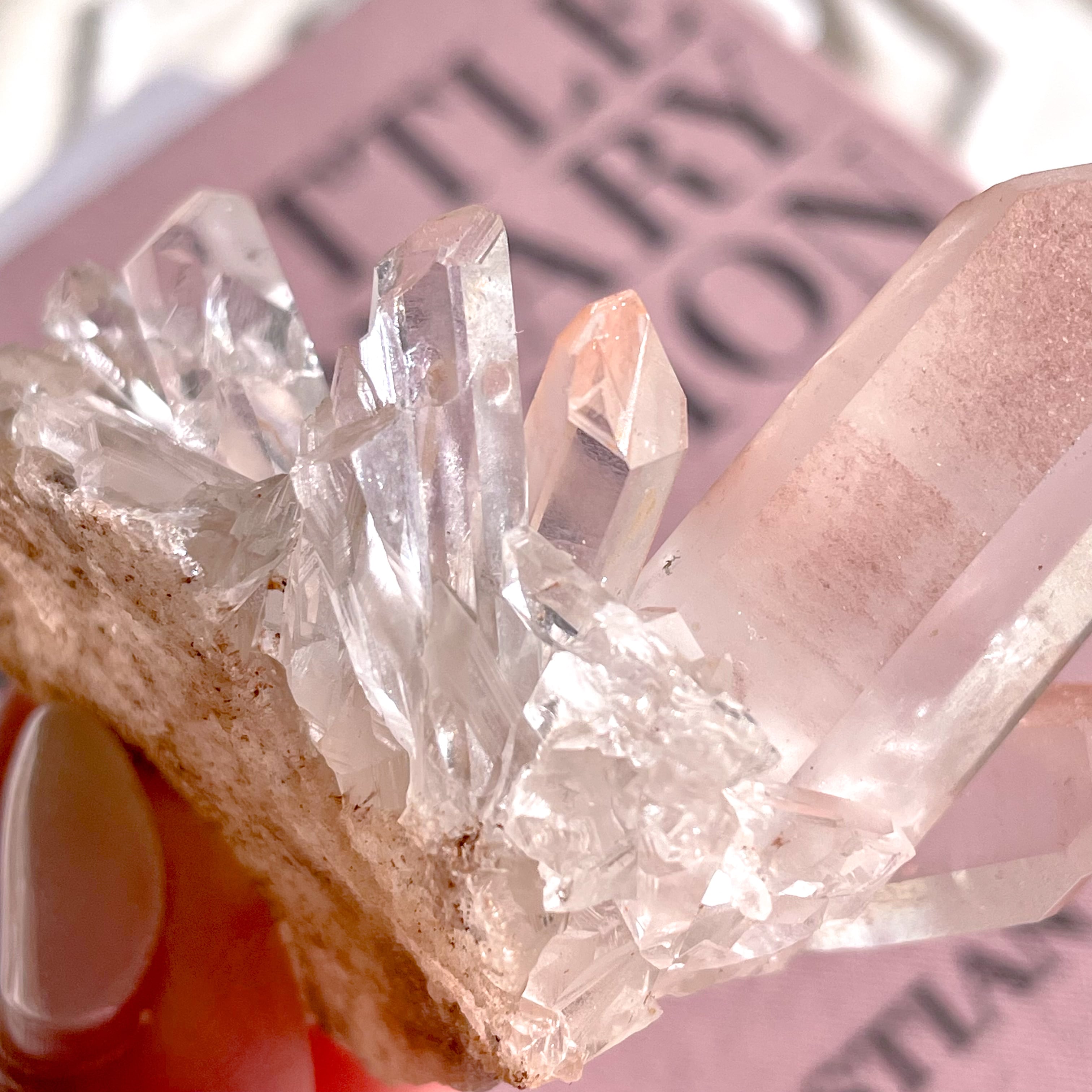 Pink Quartz Cluster 1 ✧ ピンククォーツクラスター | FLUXY - 天然石