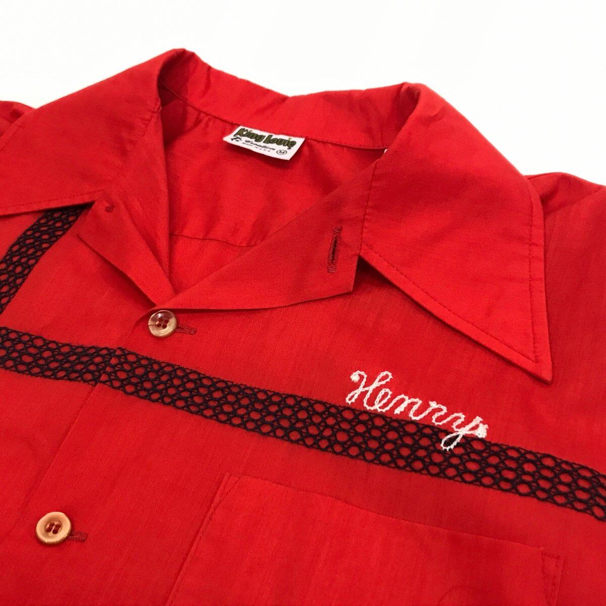 KIMG LOUIE キングルイ 70年代 CREATION タグ チェーンステッチ刺繍