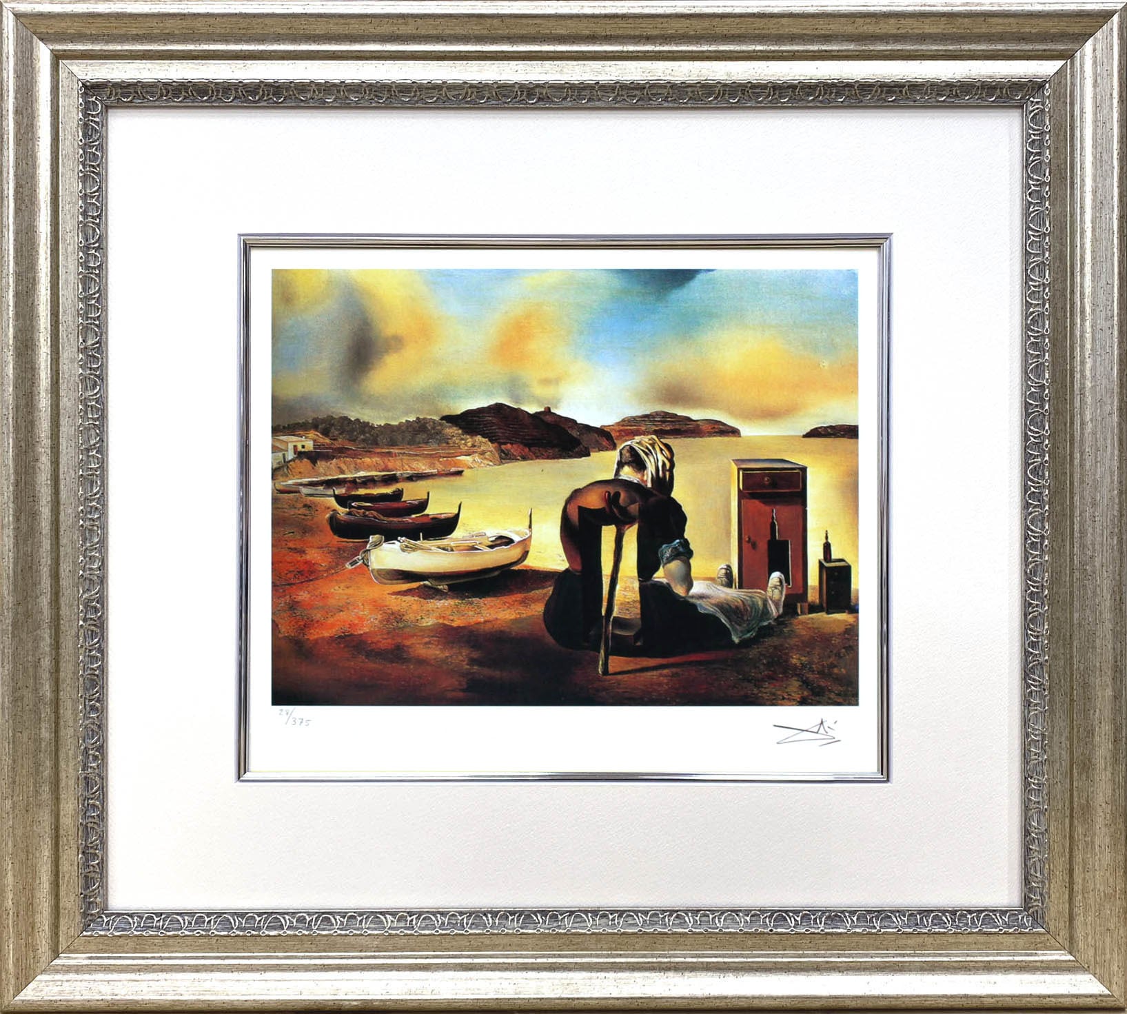 サルバドール ダリ「家具栄養物の離乳」額縁4色選択可能 作品証明書