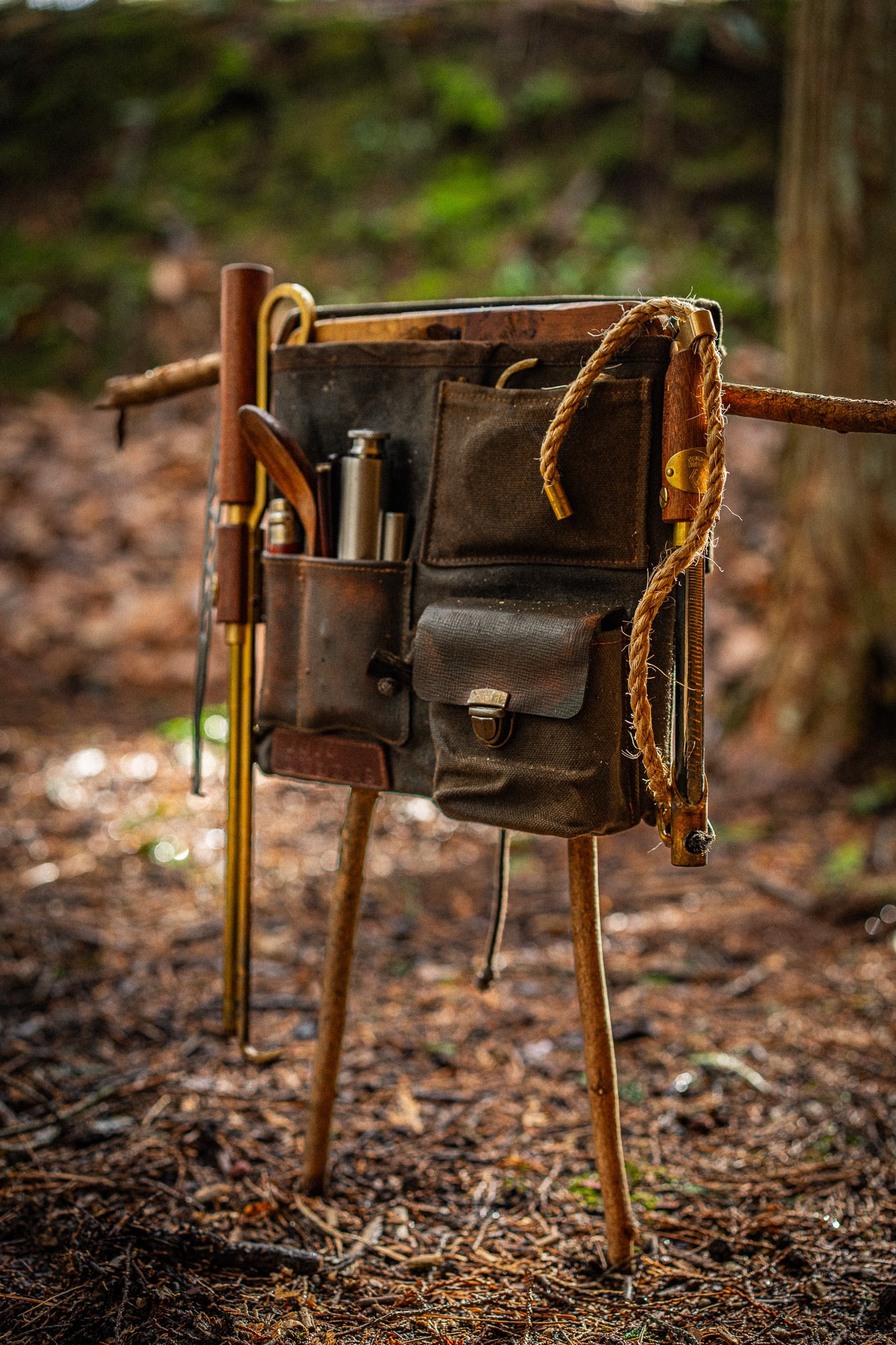 Stand Organizer - Waxed 10《鹿角》 | Field Tools LUDENS