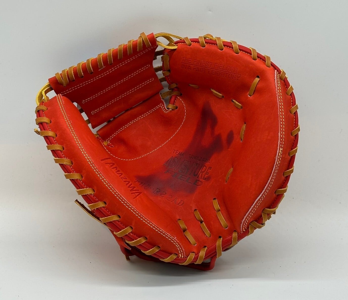 軟式】玉澤 キャッチャーミット ADVENTURE TUC-R22AD（本体：Dオレンジ