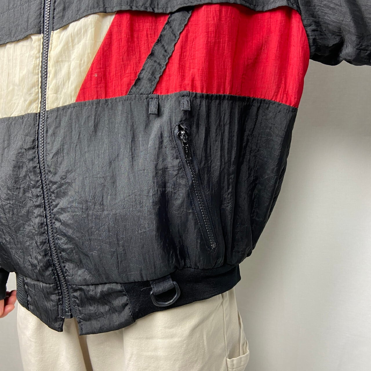 90年代 USA製 Budweiser バドワイザー ナイロンジャケット レーシング