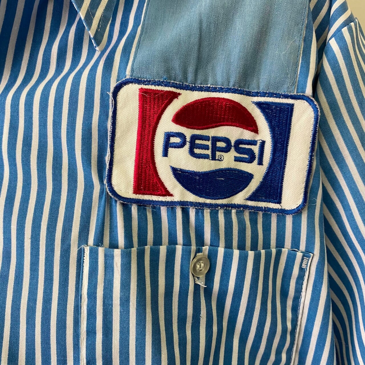 ヴィンテージ PEPSI ペプシコーラ 企業ロゴ ワッペン チェーン刺