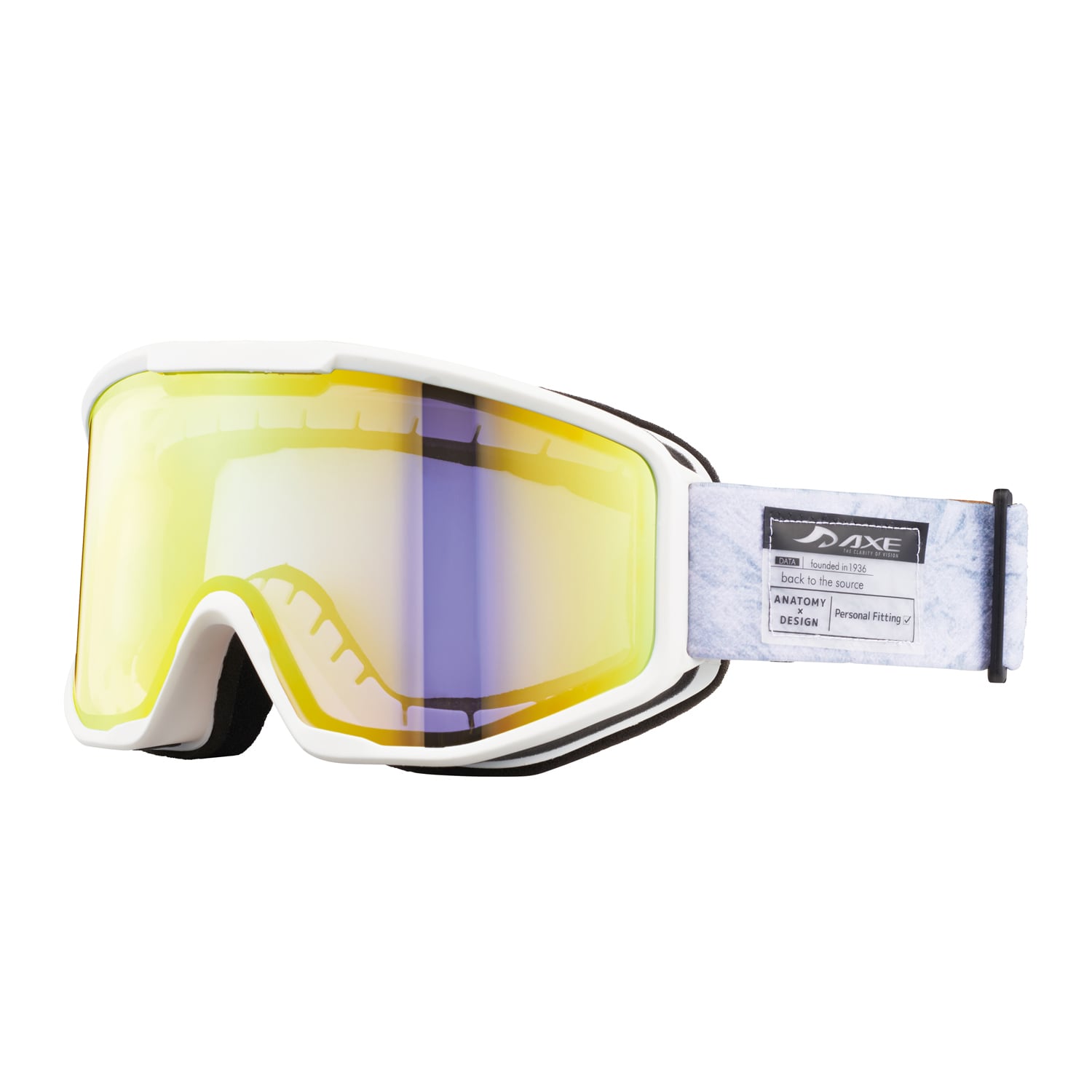 顔にしっかりフィット スノーゴーグル UVカット スキー スノボ 【AX800