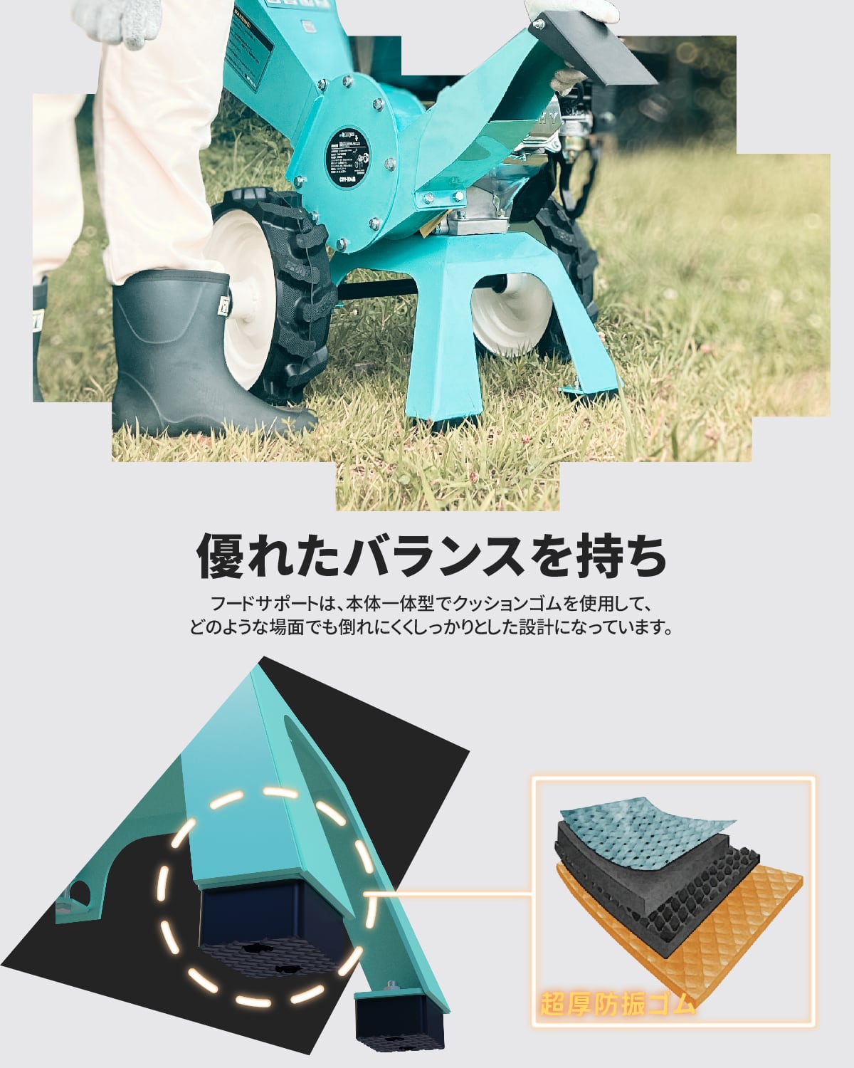 粉砕機 エンジンシュレッダー ウッドチッパー 安心の三菱エンジン 送料