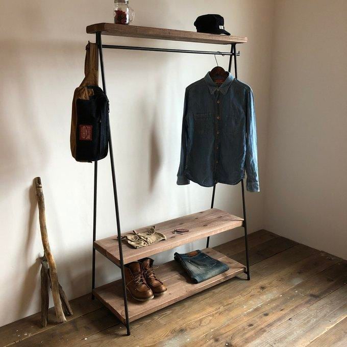 サイズオーダー可能 自由設計 2D-175-F 高さ175cmまで 大きなハンガー