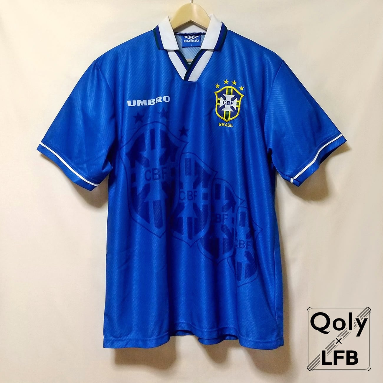ブラジル代表 1994 Umbro アウェイ半袖 ユニフォーム 4つ星バージョン