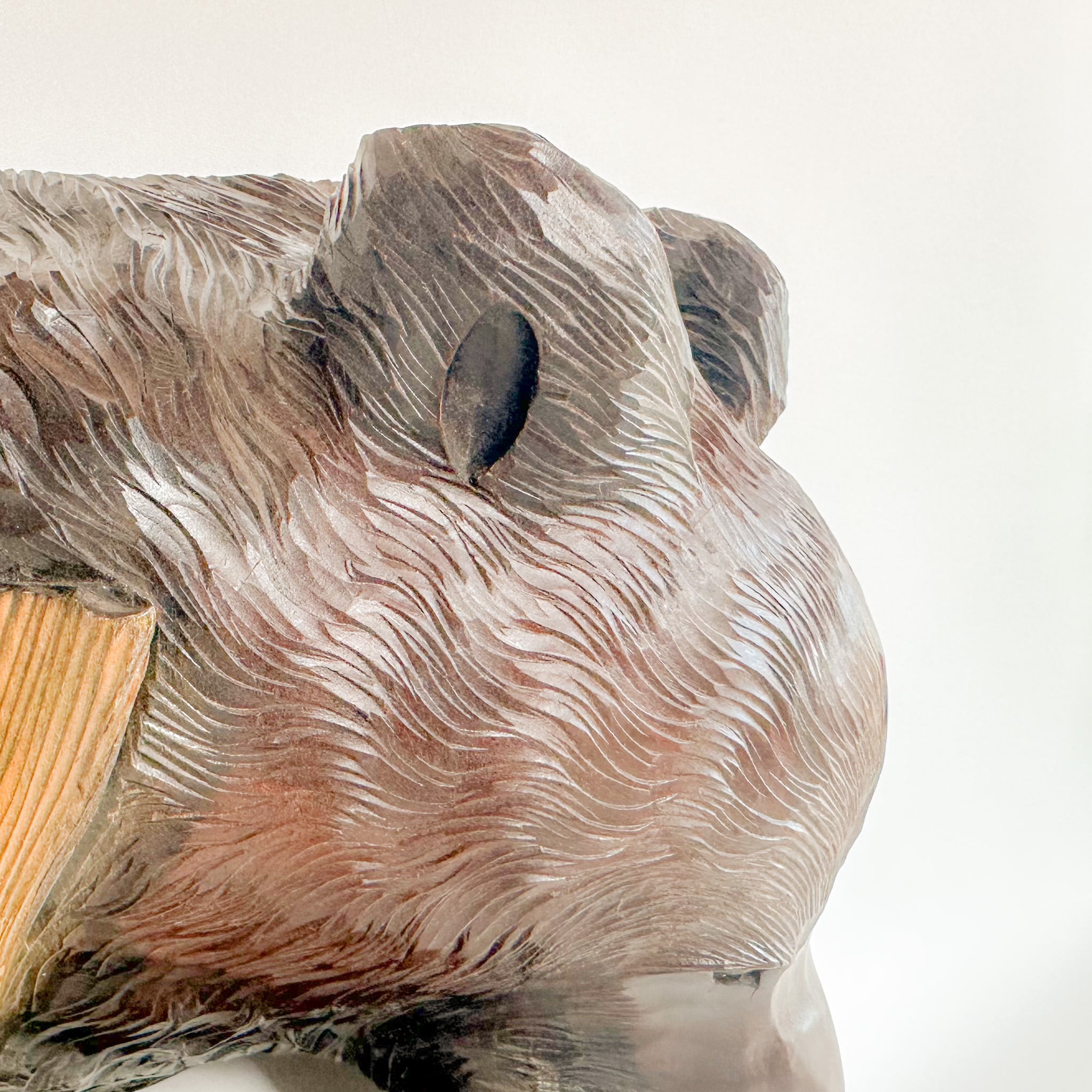 木彫りの壁掛け熊 | monomolt