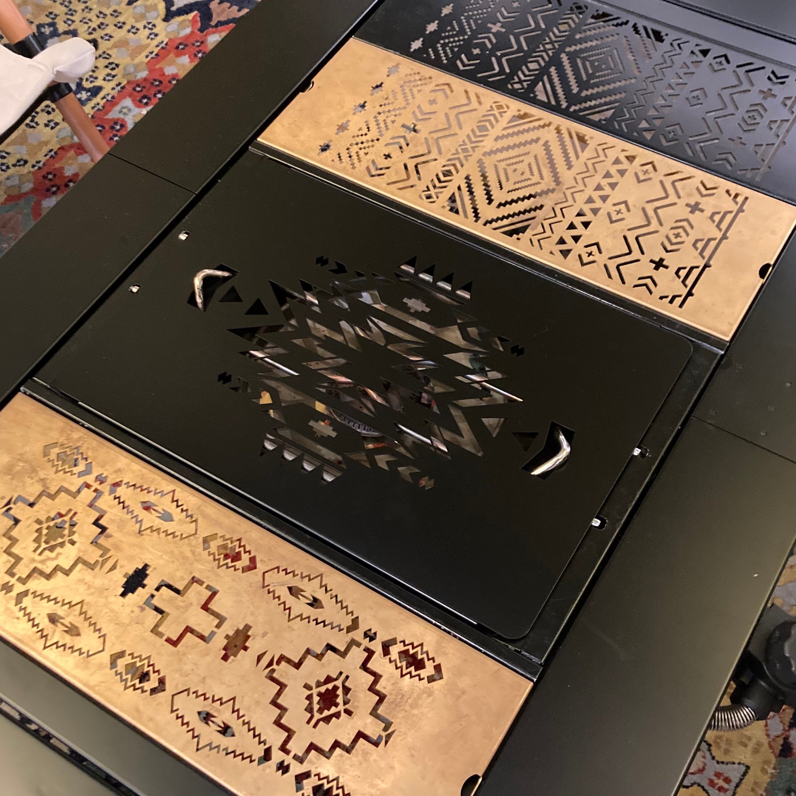 フラットバーナー 蓋 ブラックアイアン【 ネイティブ 】フラット