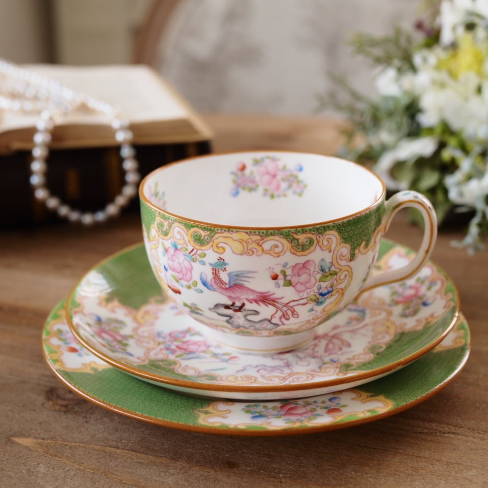 ミントン ティーカップ＆ティーポット＆プレートセット ミントン