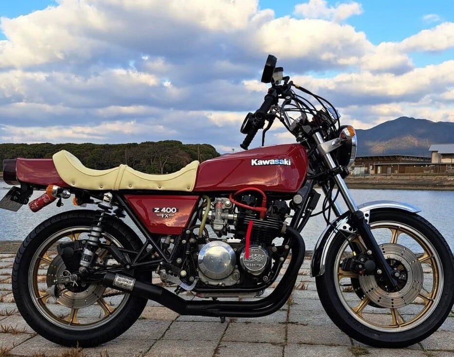 Z400FX 手曲げ 集合管 ショート管 疾風 ハヤテ グチパチ コラボ