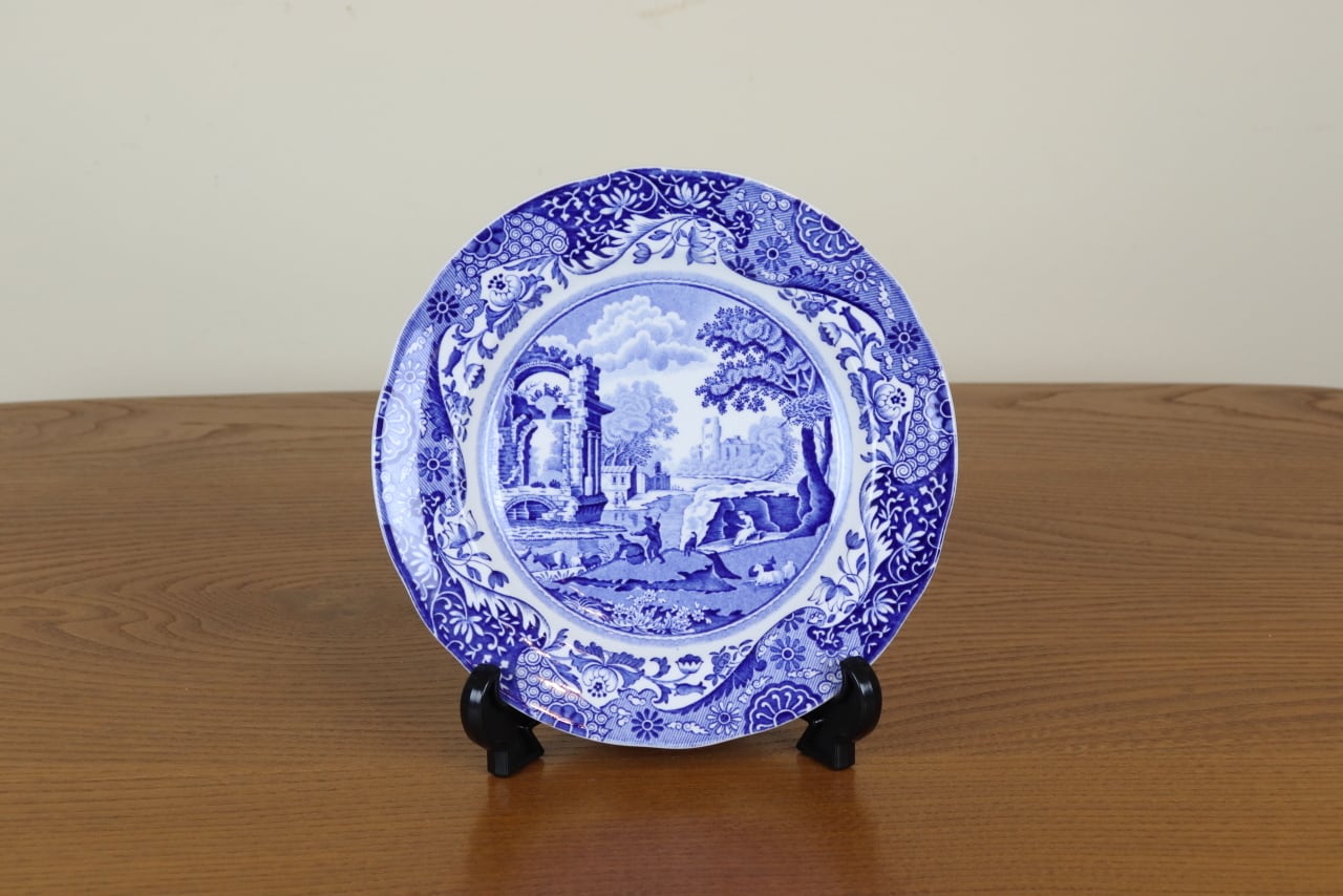 スポード ブルーイタリアン プレート19cm 中皿 イギリス SPODE