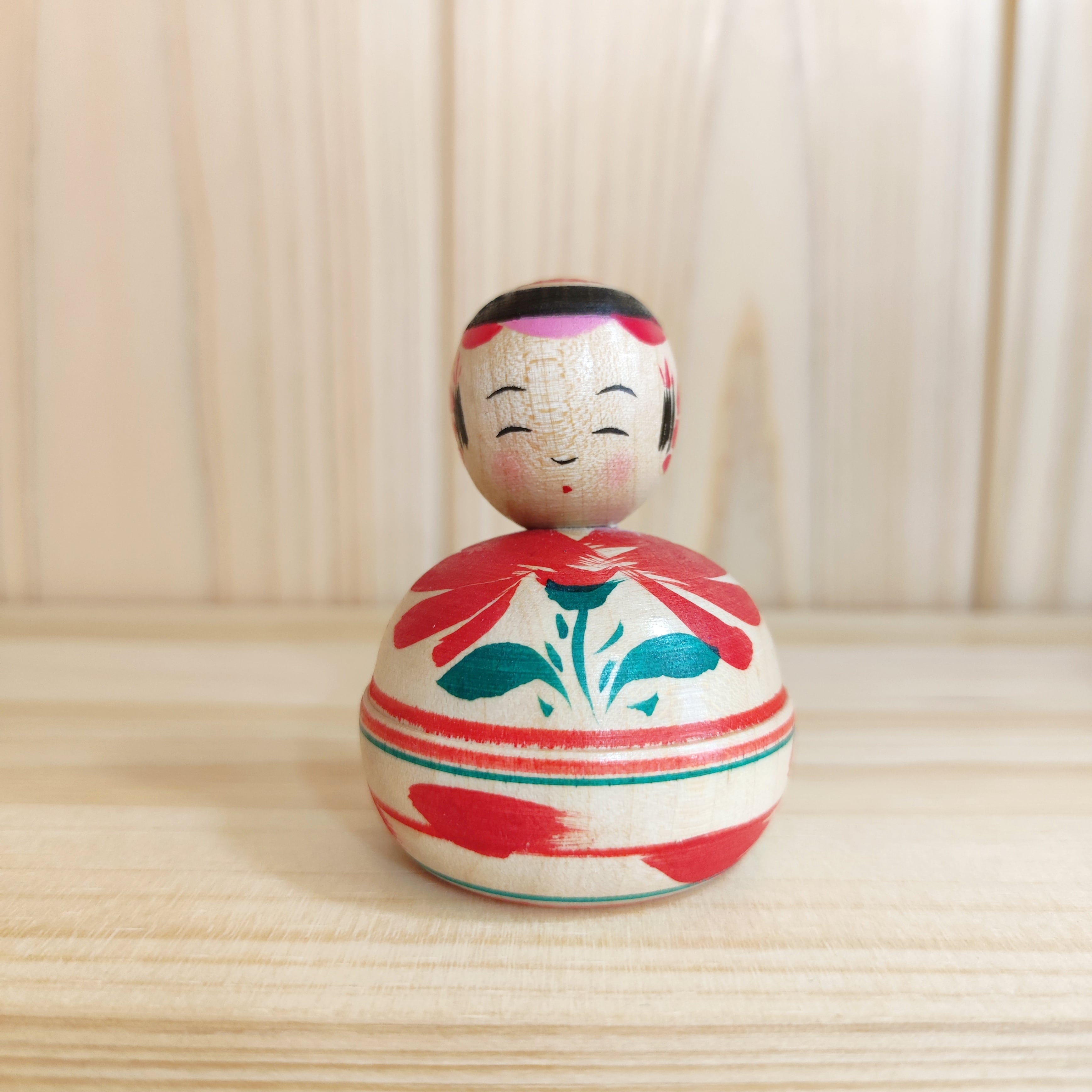 志田菊宏工人：山形系】花柄 豆えじこ：2寸 6㎝ N7KS-24