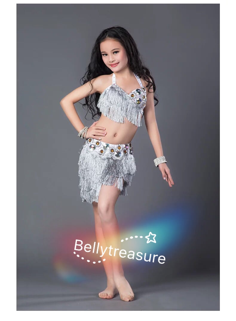 キッズ用 オーダーメイド ベリーダンス衣装 WXYRT206 | Belly Treasure®︎