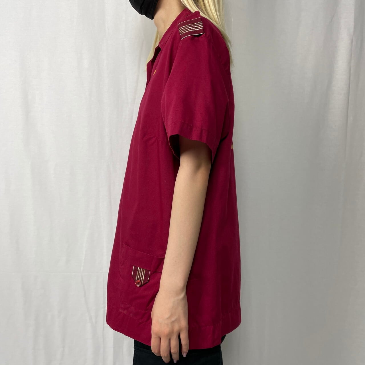 USA製 70年代 king Louie キングルイ ボーリングシャツ メンズL相当