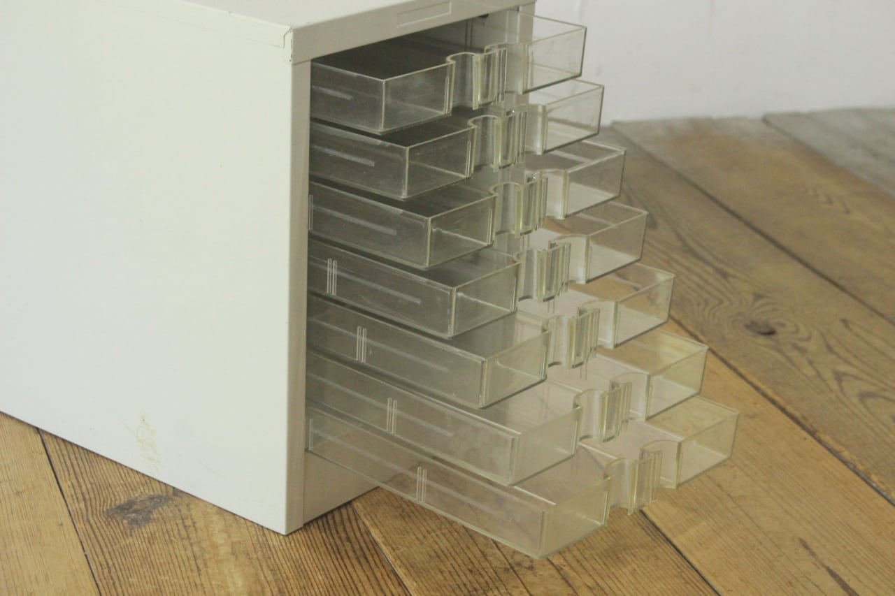 レトロ スチール レターケース 事務 書類 仕分け A4 収納 オフィス家具